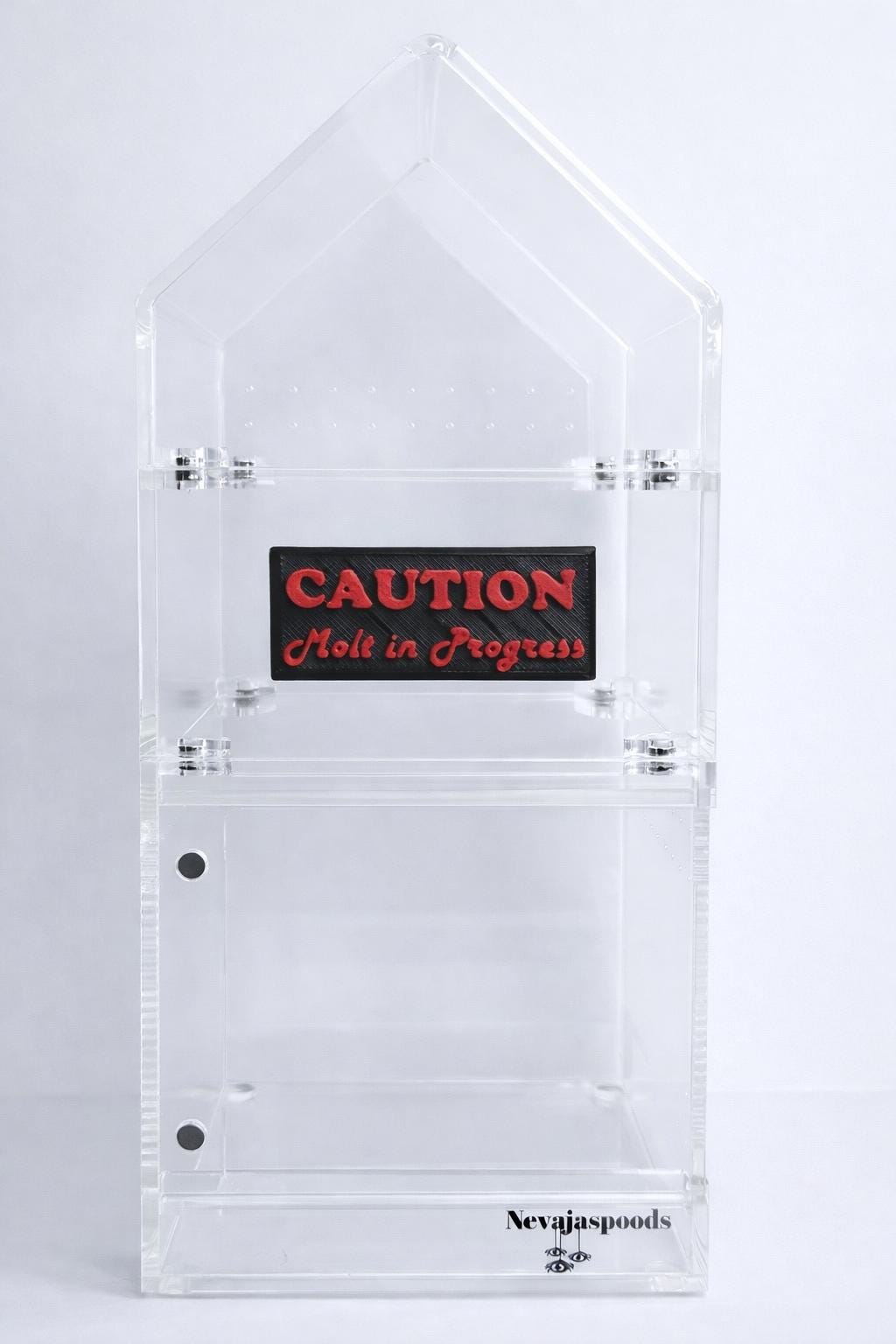 Molting Sign for Jumping Spider Enclosure | Spider Habitat | Spider Enclosure Essentials