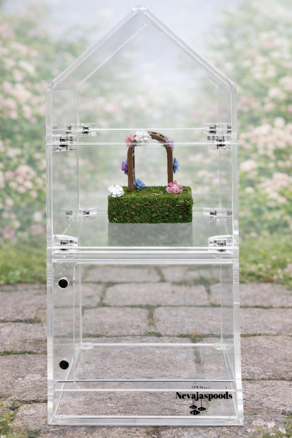 Flower Garden Jumping Spider Ledge| Enclosure Decor