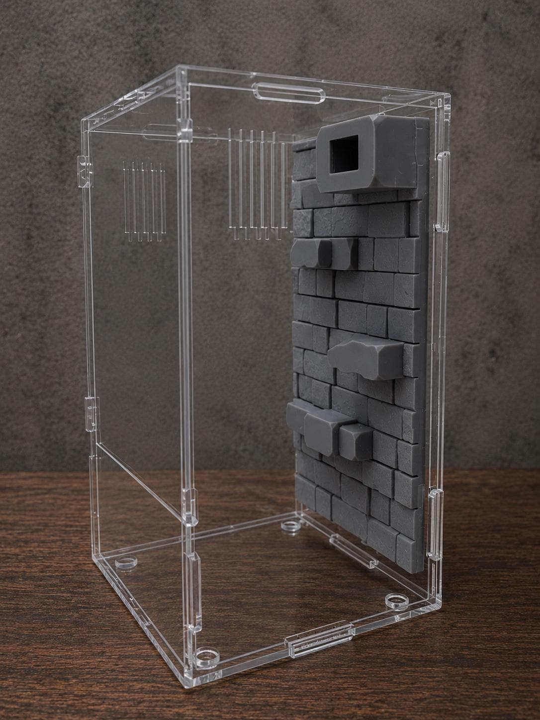 Brick Climbing Wall | Jumping Spider Enclosure Decor
