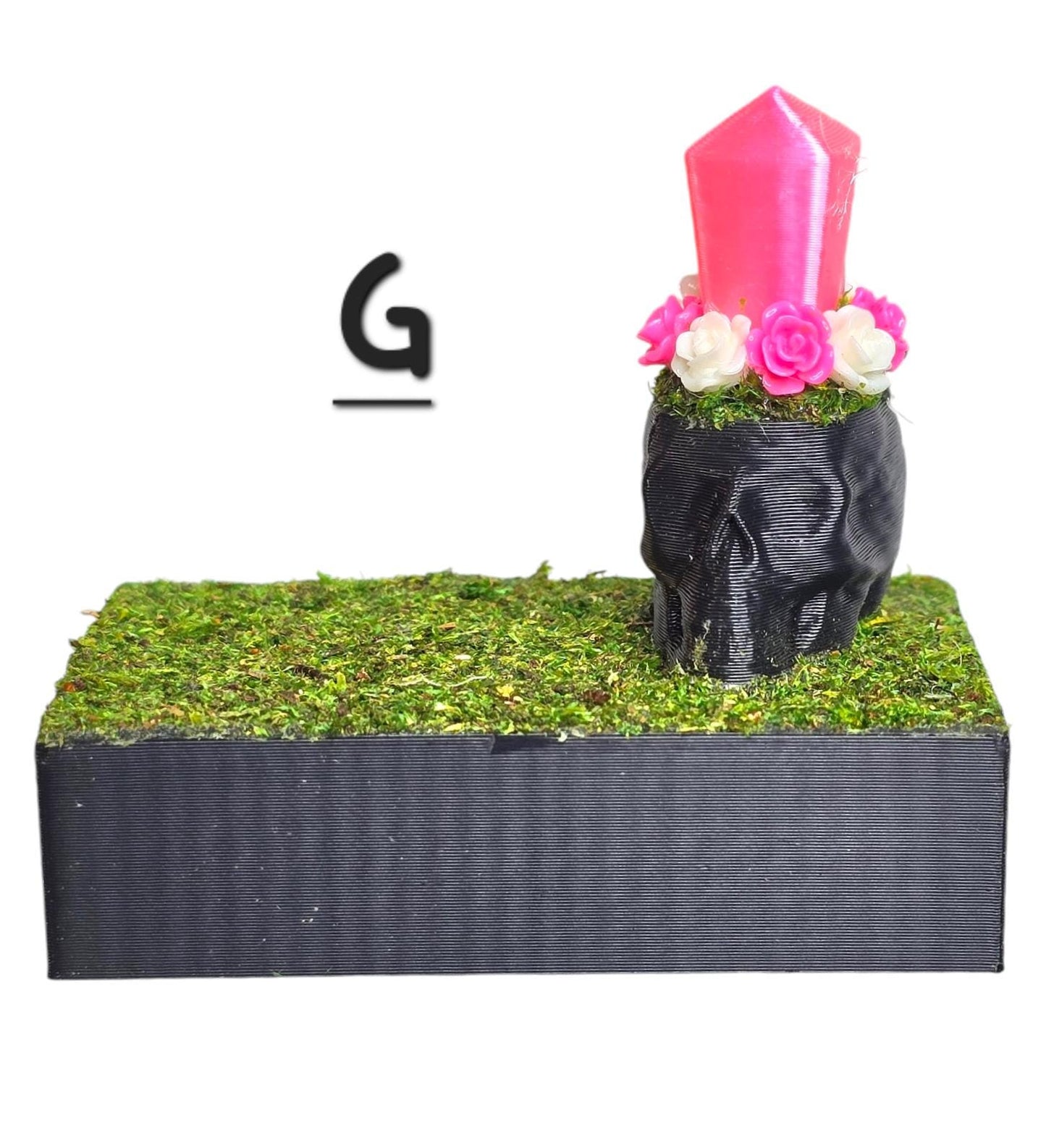 DISCOUNTED Crystal Skull Ledge for Jumping Spider | Spider Enclosure Decor | Spider Habitat Decor | Enclosure Decor