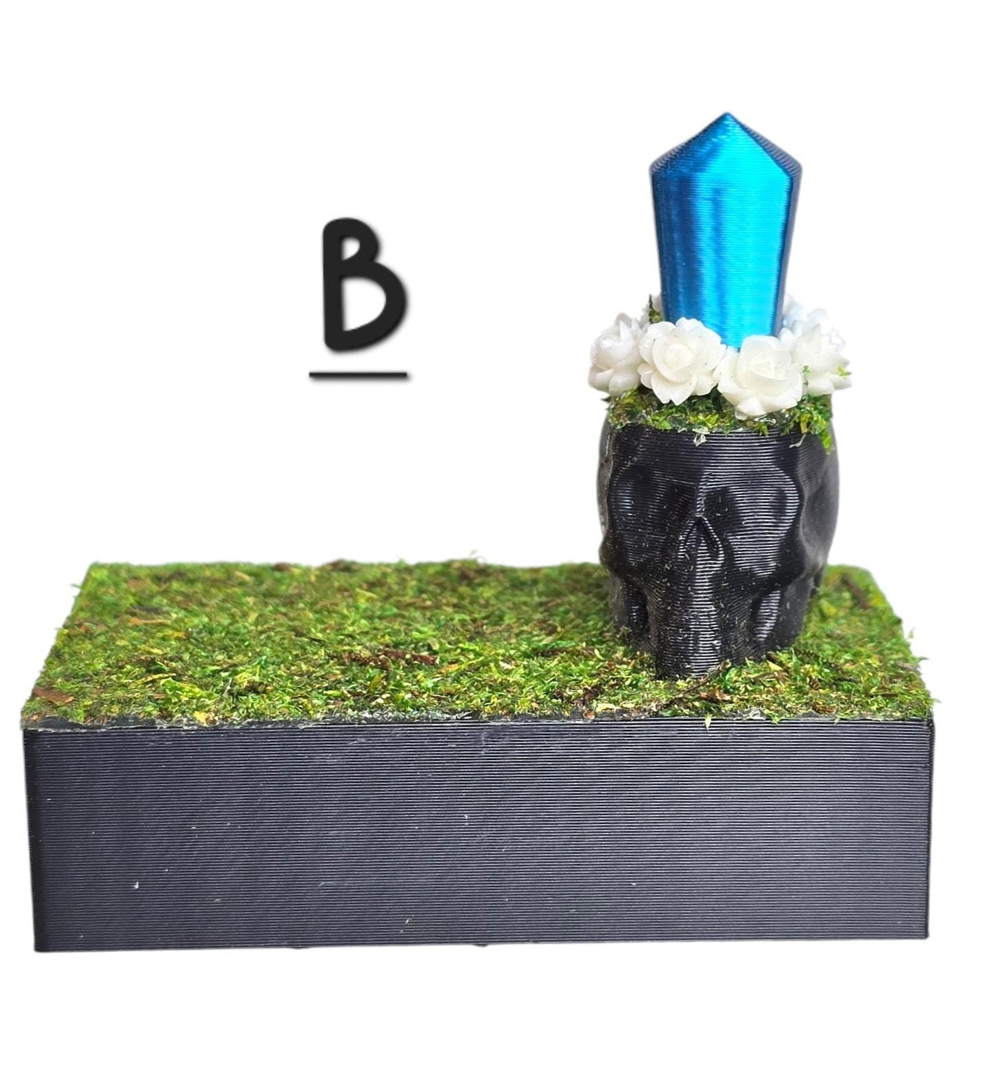 DISCOUNTED Crystal Skull Ledge for Jumping Spider | Spider Enclosure Decor | Spider Habitat Decor | Enclosure Decor