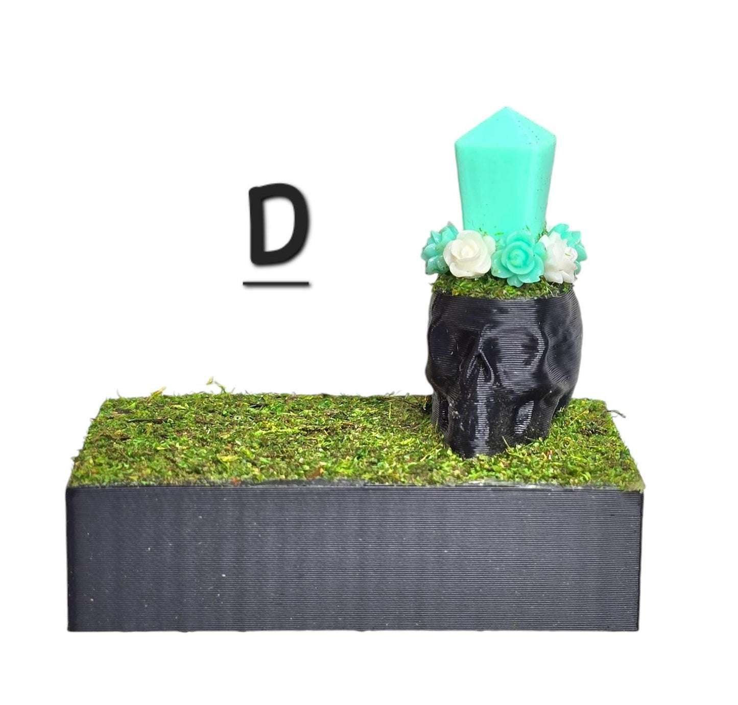 DISCOUNTED Crystal Skull Ledge for Jumping Spider | Spider Enclosure Decor | Spider Habitat Decor | Enclosure Decor