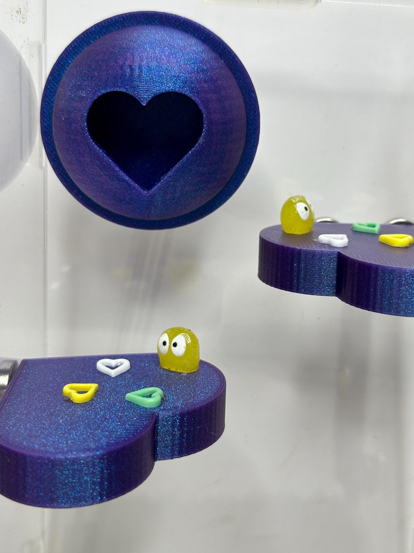 Heart Dome Hide | Jumping Spider Enclosure Decor