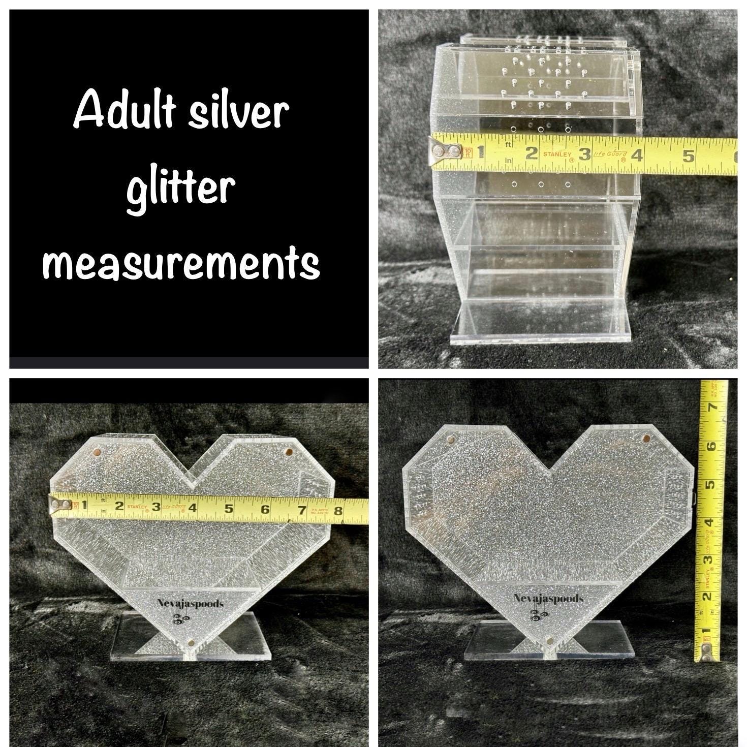 Heart Shaped Jumping Spider Enclosure | Starter Kit & Decor Bundle Included | Spider Habitat