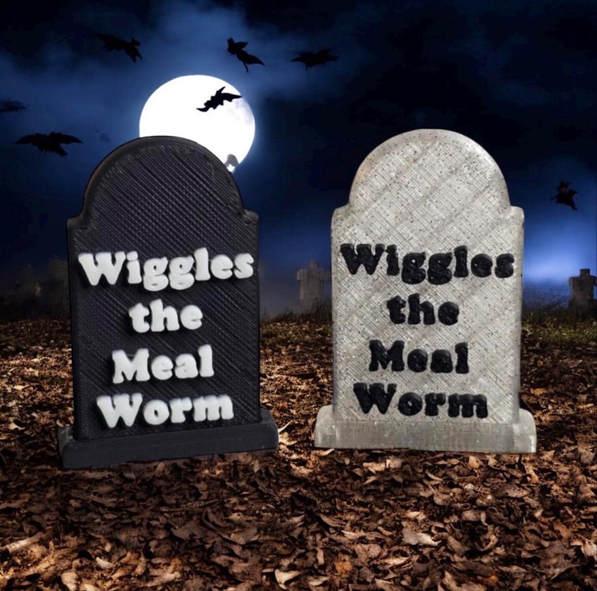 Jumping Spider Graveyard Headstone Decor | Spider Enclosure Decoration | Terrarium Accessory