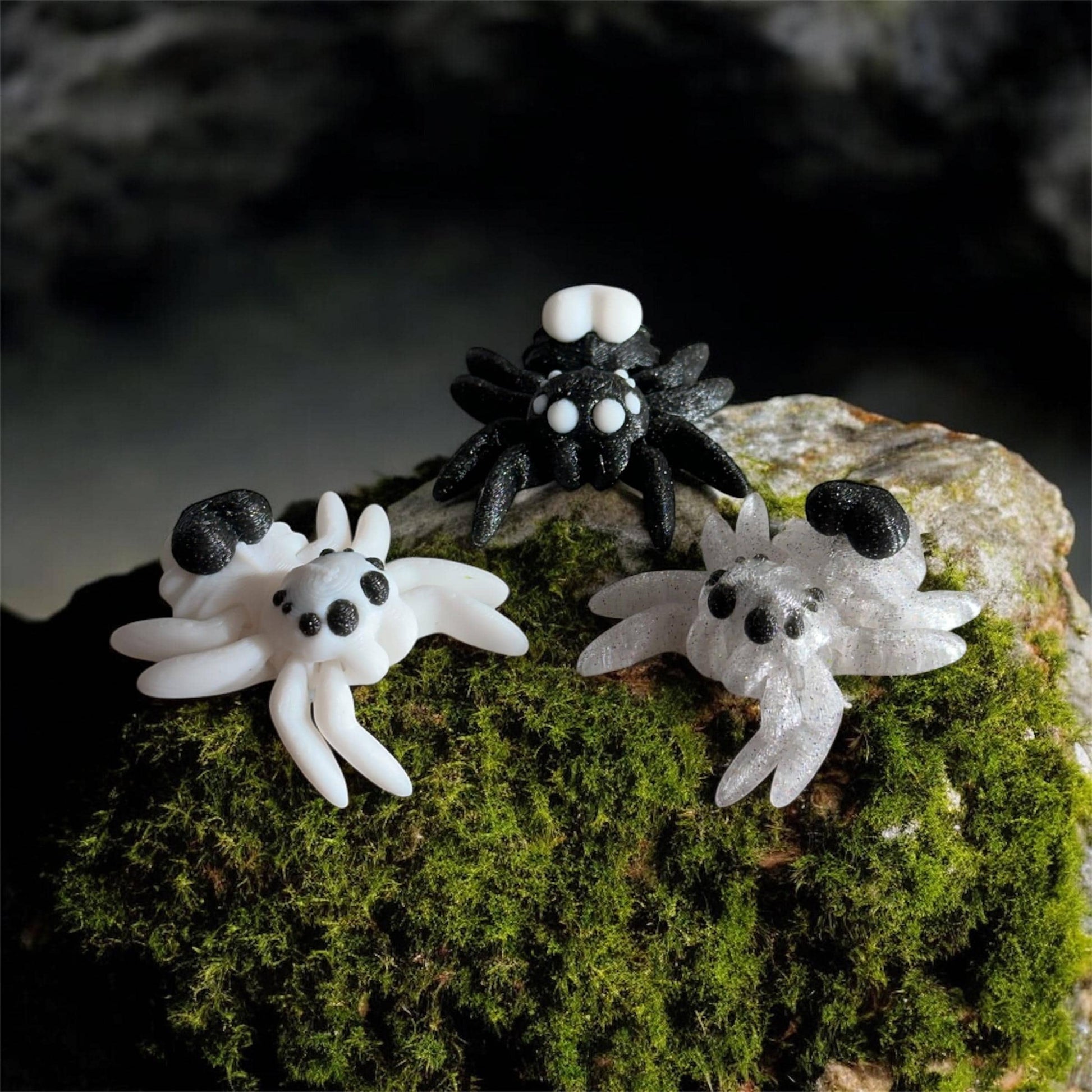Heart Butt Jumping Spider Fidget Toy | Spider Stress Relief Toy | Cute Spider Desk Toy