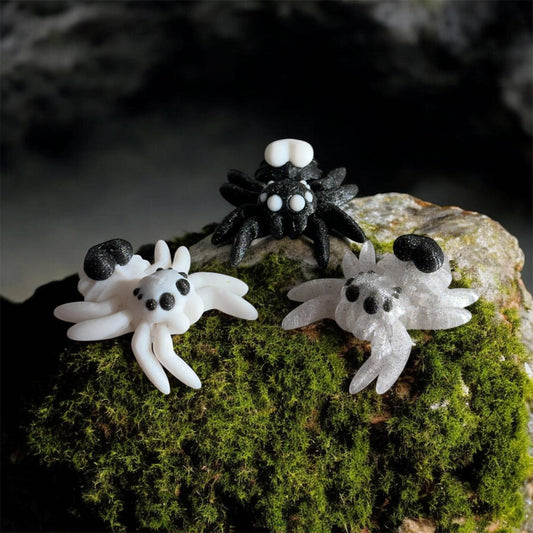 Heart Butt Jumping Spider Fidget Toy | Spider Stress Relief Toy | Cute Spider Desk Toy