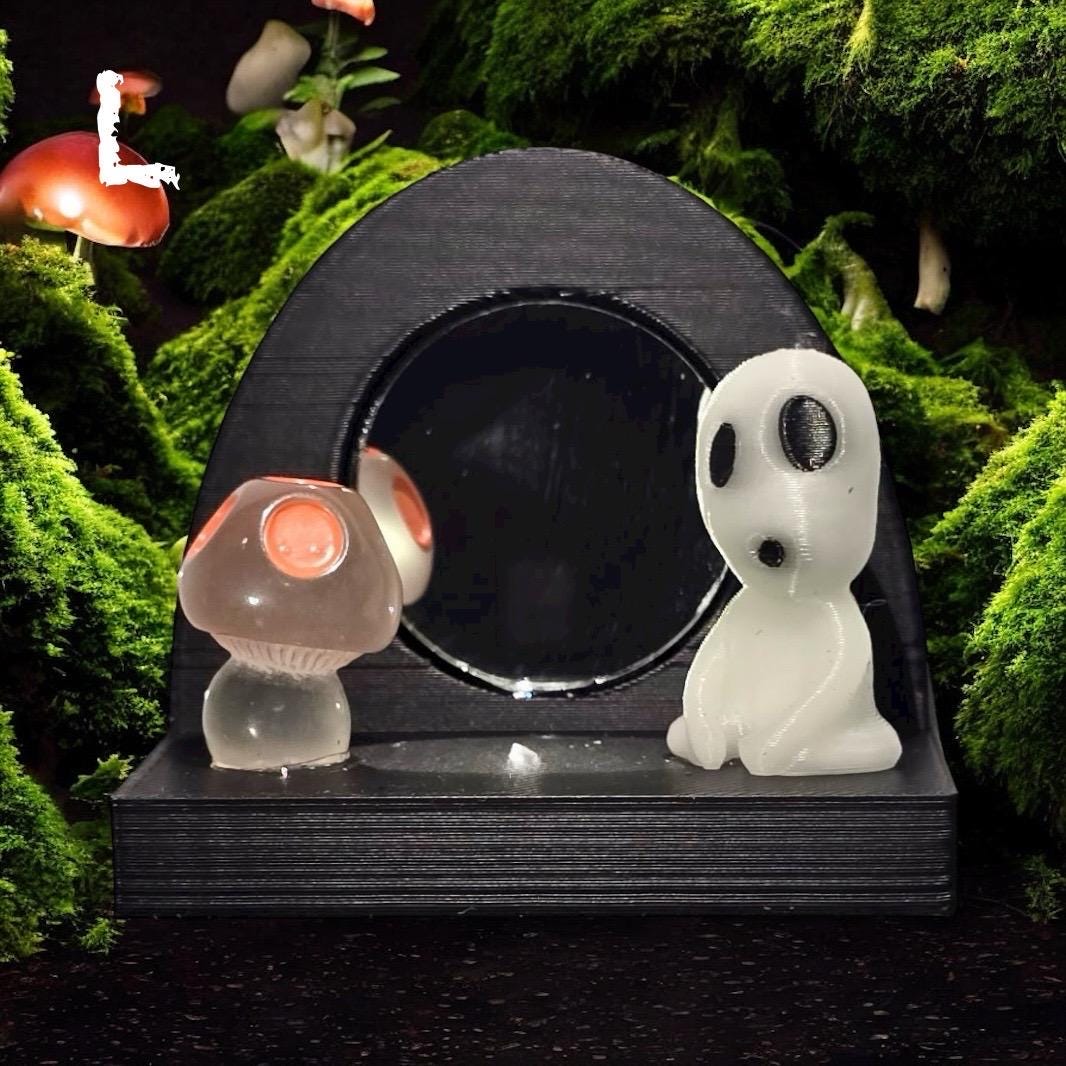 Jumping Spider Mirror Ledge | Spider Enclosure Decor | Terrarium Accessory