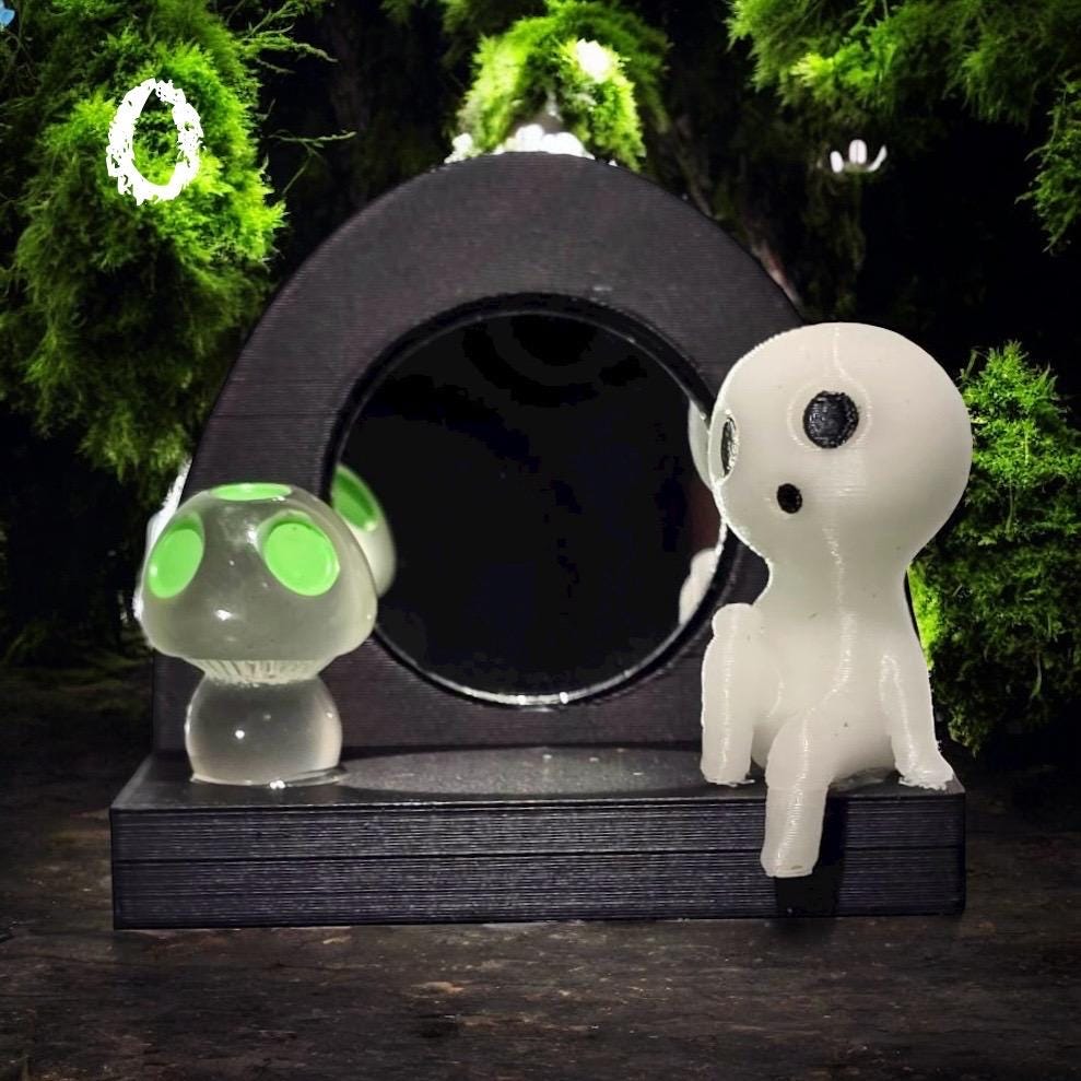 Jumping Spider Mirror Ledge | Spider Enclosure Decor | Terrarium Accessory