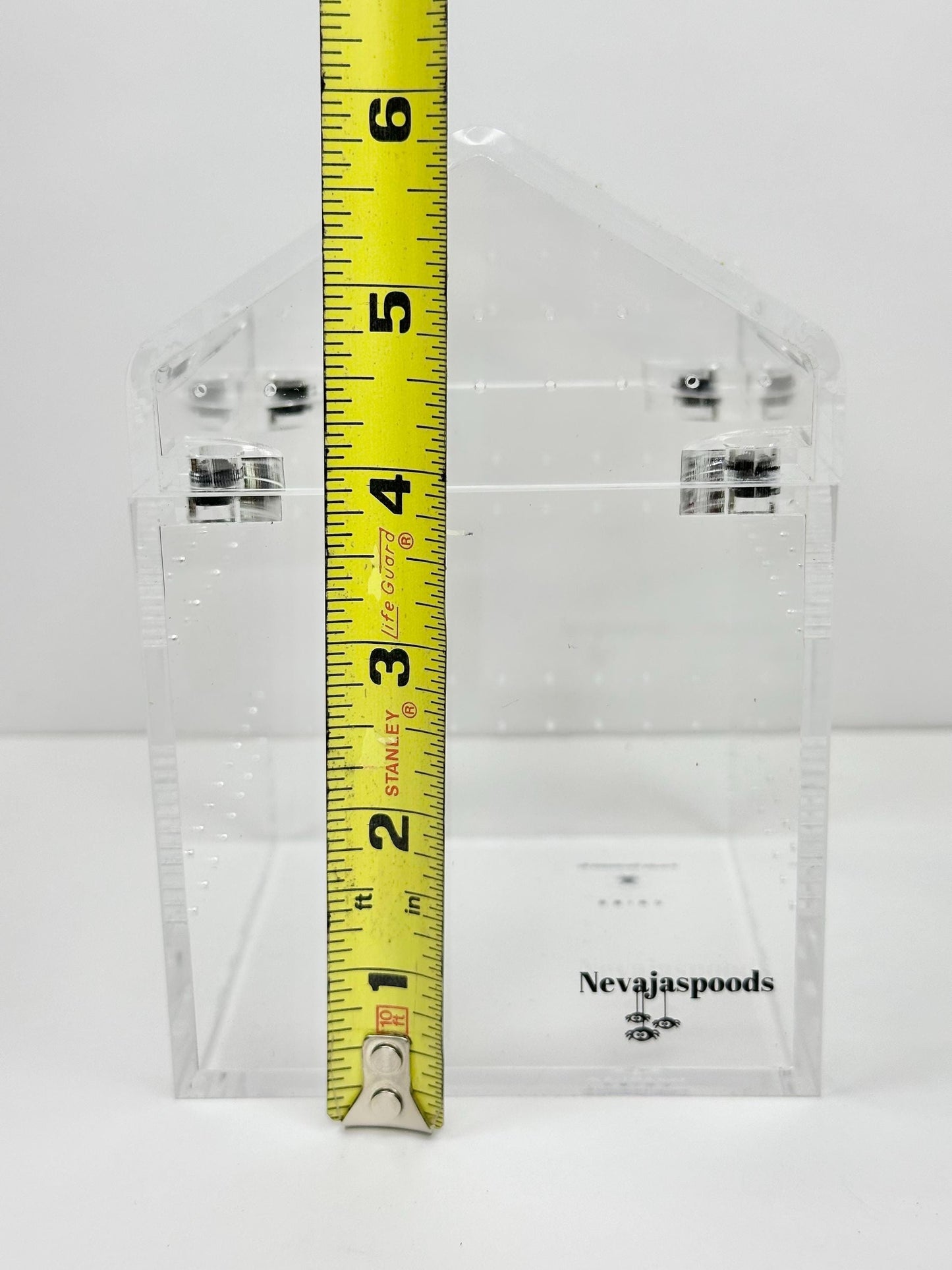 Tarantula Cribs 4x4 Adjustable Jumping Spider Enclosure | Expands Up to 8 Inches Tall | Arboreal Spider Habitat