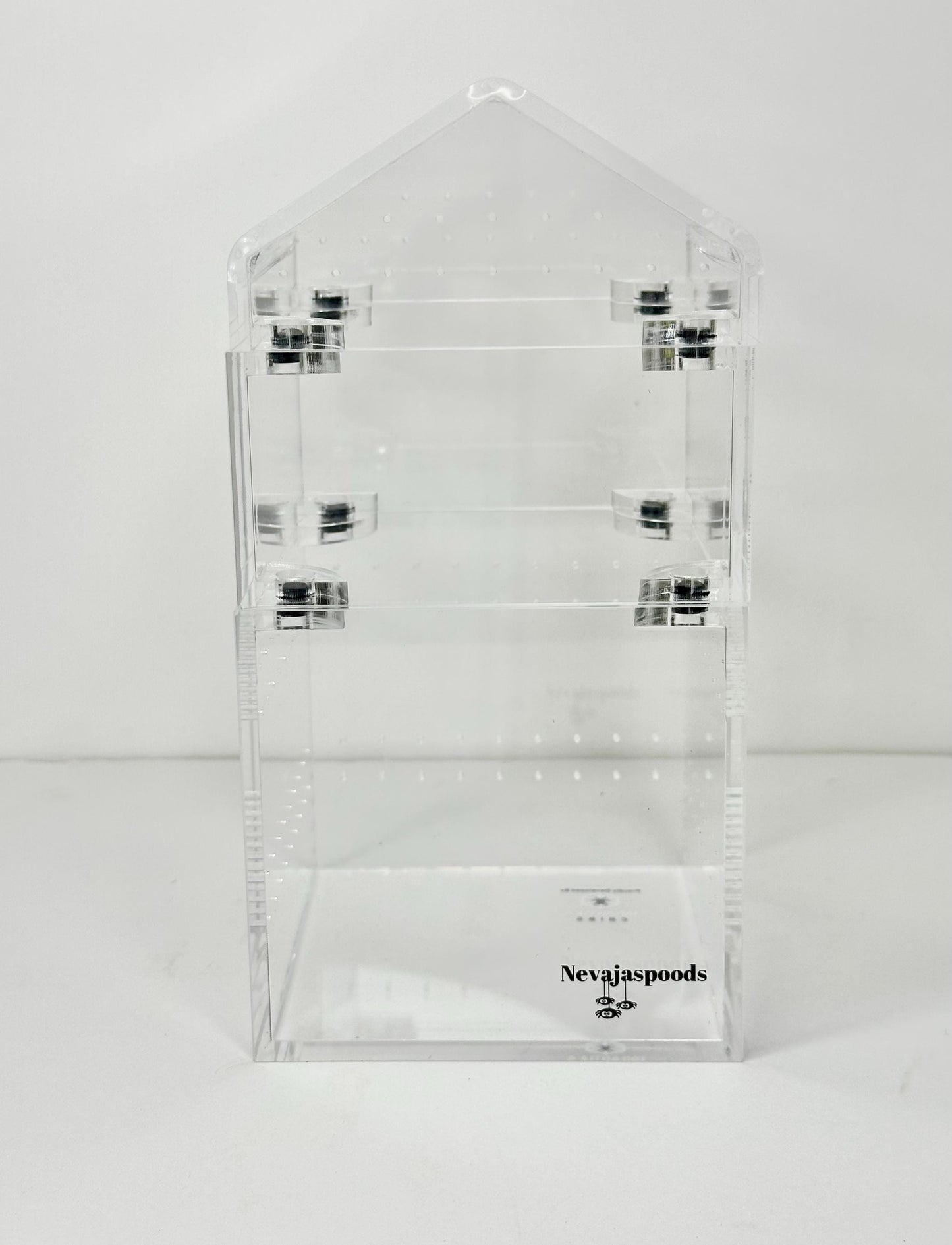 Tarantula Cribs 4x4 Adjustable Jumping Spider Enclosure | Expands Up to 8 Inches Tall | Arboreal Spider Habitat