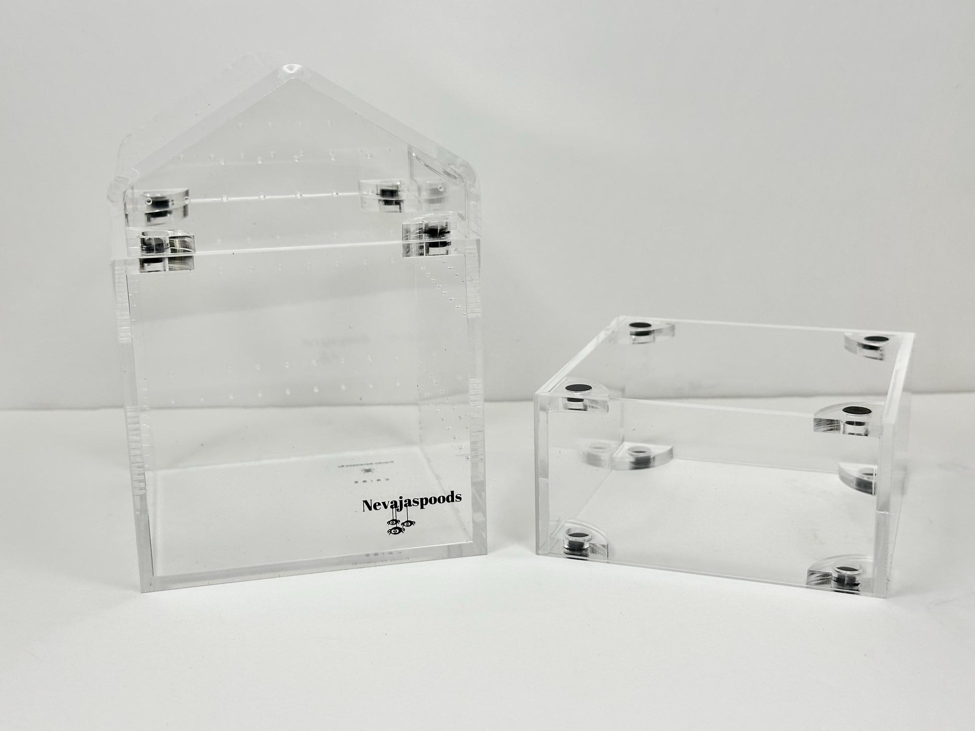 Tarantula Cribs 4x4 Adjustable Jumping Spider Enclosure | Expands Up to 8 Inches Tall | Arboreal Spider Habitat