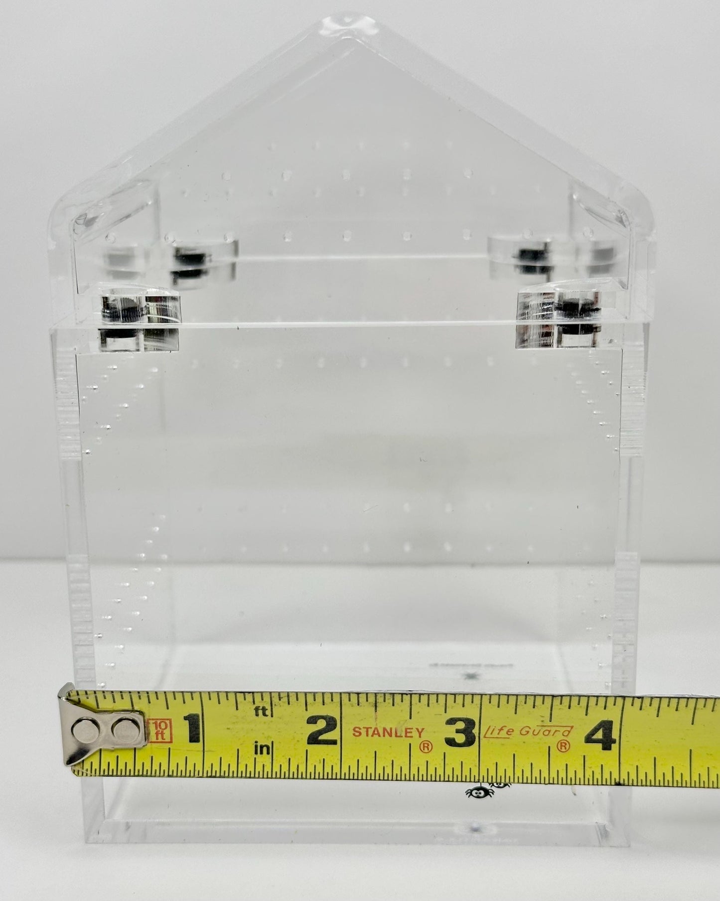 Tarantula Cribs 4x4 Adjustable Jumping Spider Enclosure | Expands Up to 8 Inches Tall | Arboreal Spider Habitat