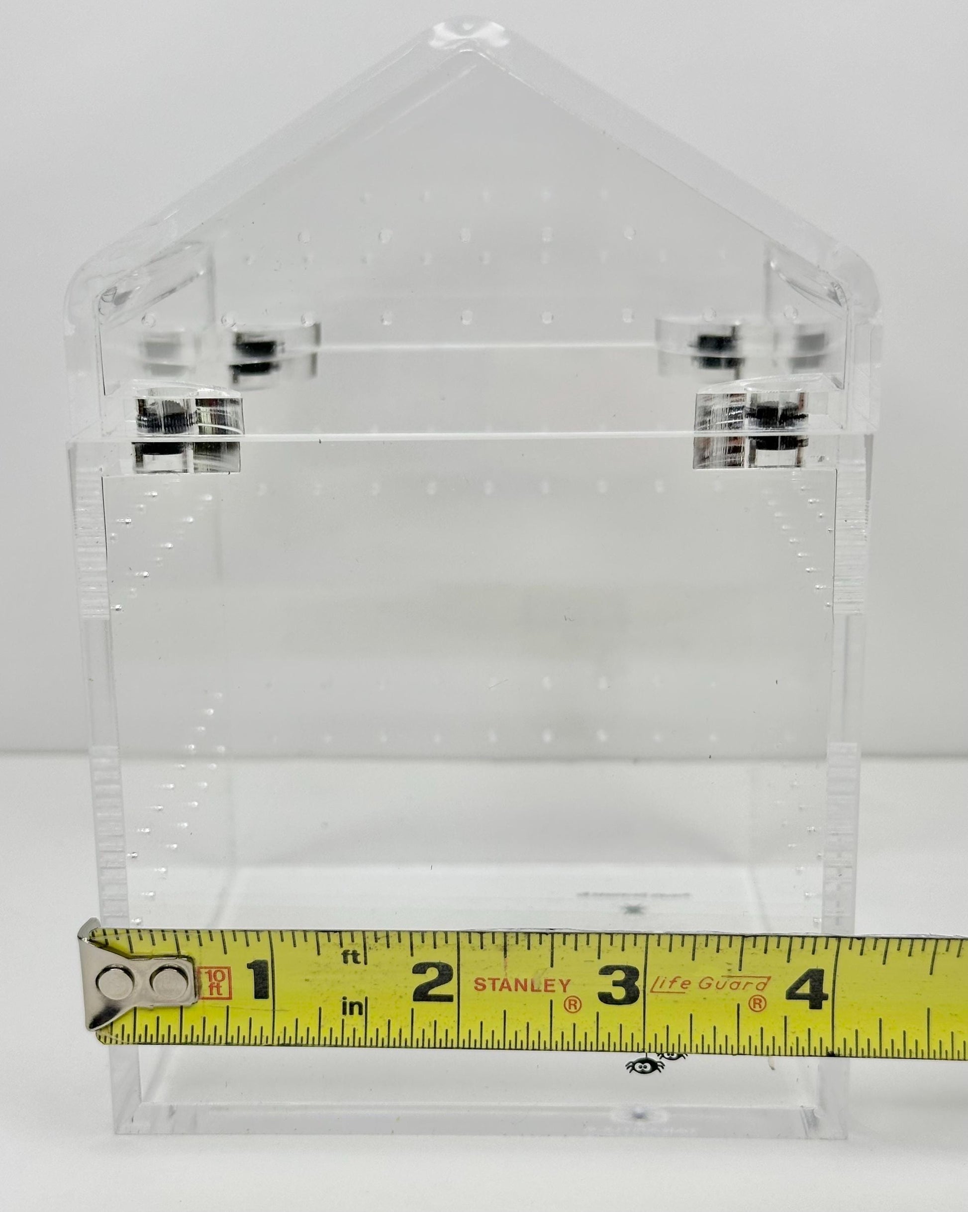 Tarantula Cribs 4x4 Adjustable Jumping Spider Enclosure | Expands Up to 8 Inches Tall | Arboreal Spider Habitat