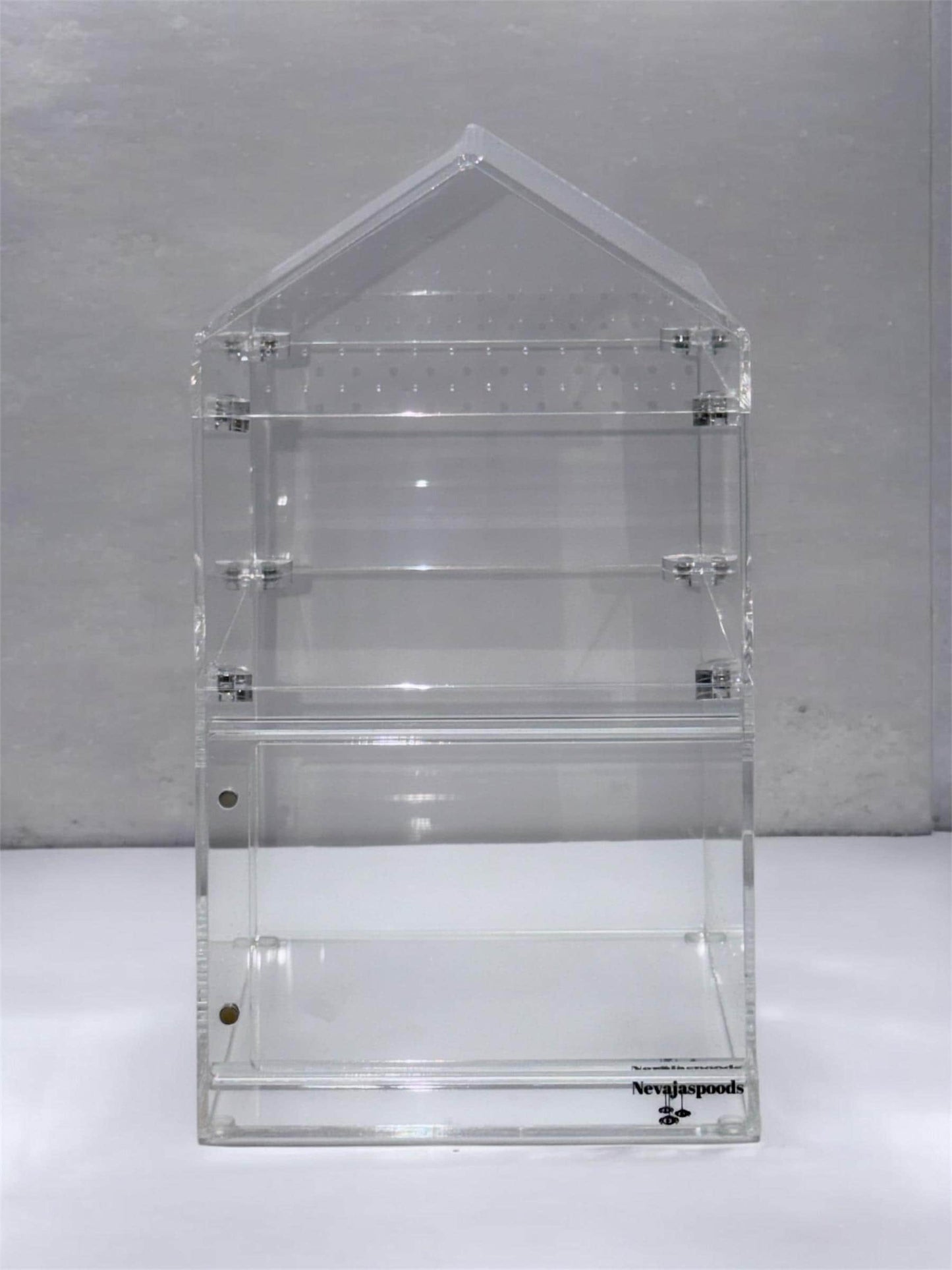 Nevajaspoods 6x6 Adjustable Jumping Spider Enclosure | Expands Up to 11 Inches Tall | Arboreal Spider Habitat