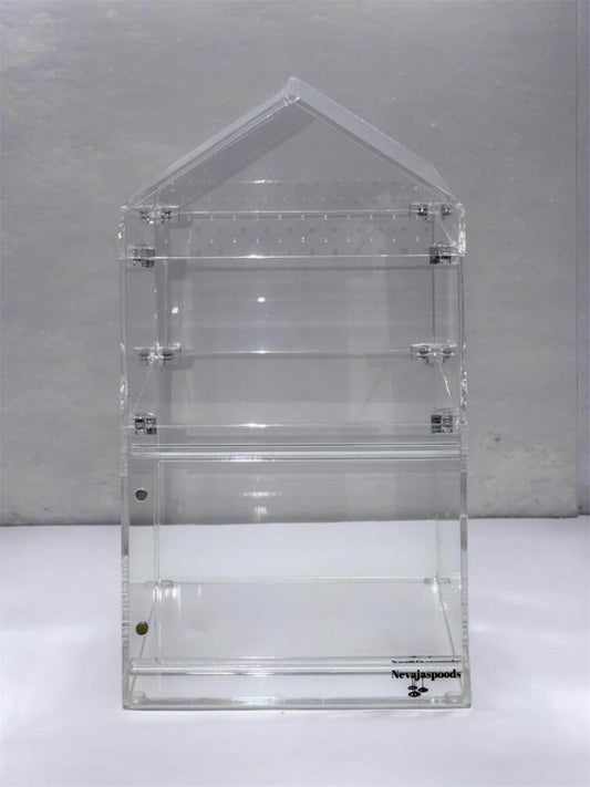 Nevajaspoods 6x6 Adjustable Jumping Spider Enclosure | Expands Up to 11 Inches Tall | Arboreal Spider Habitat