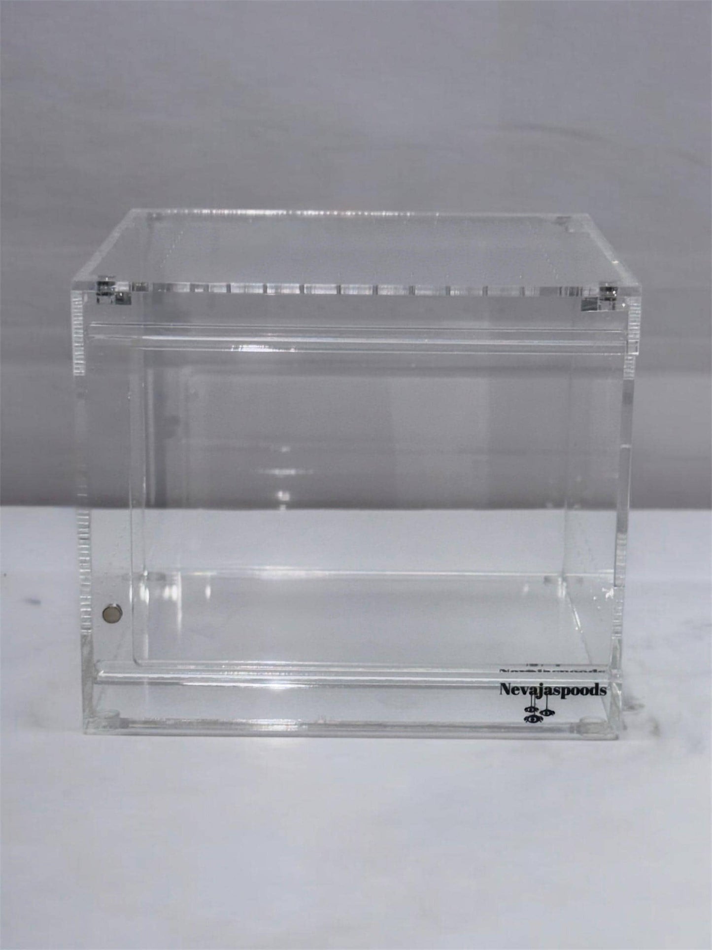 Nevajaspoods 6x6 Adjustable Jumping Spider Enclosure | Expands Up to 11 Inches Tall | Arboreal Spider Habitat