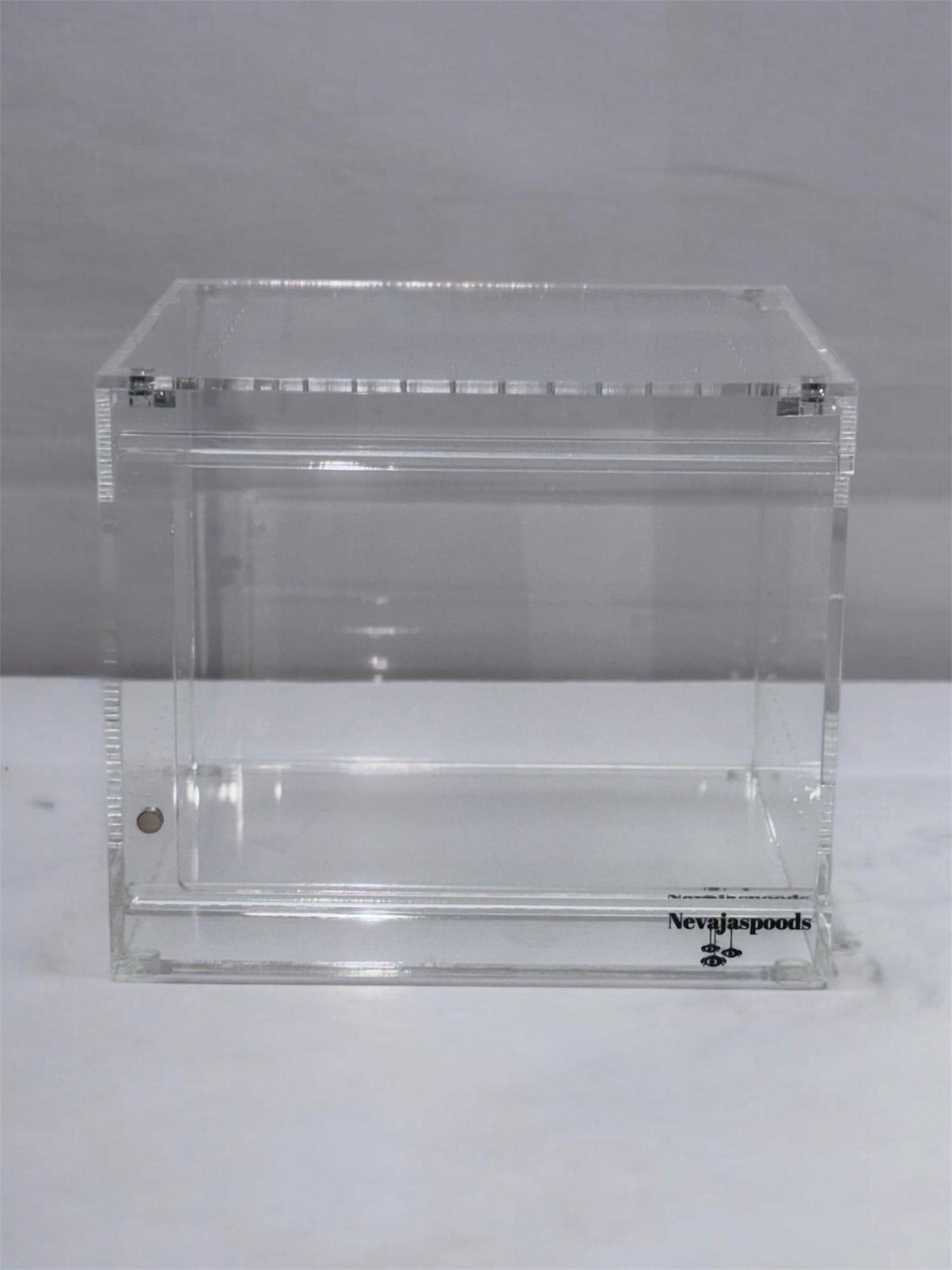 Nevajaspoods 6x6 Adjustable Jumping Spider Enclosure | Expands Up to 11 Inches Tall | Arboreal Spider Habitat
