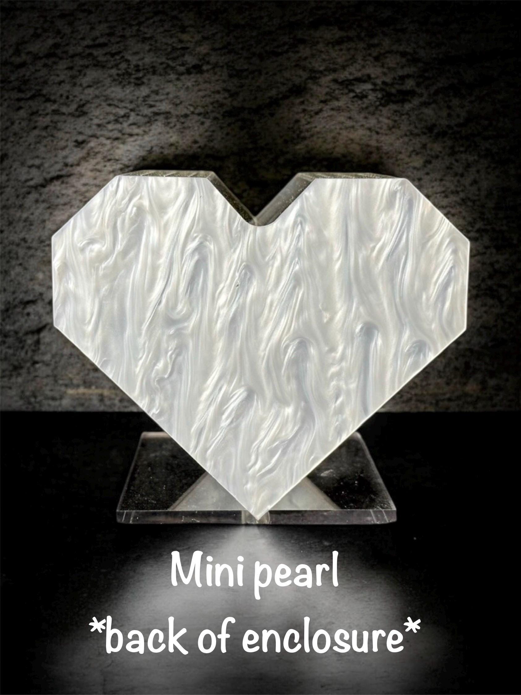Heart Shaped Jumping Spider Enclosure | Starter Kit & Decor Bundle Included | Spider Habitat