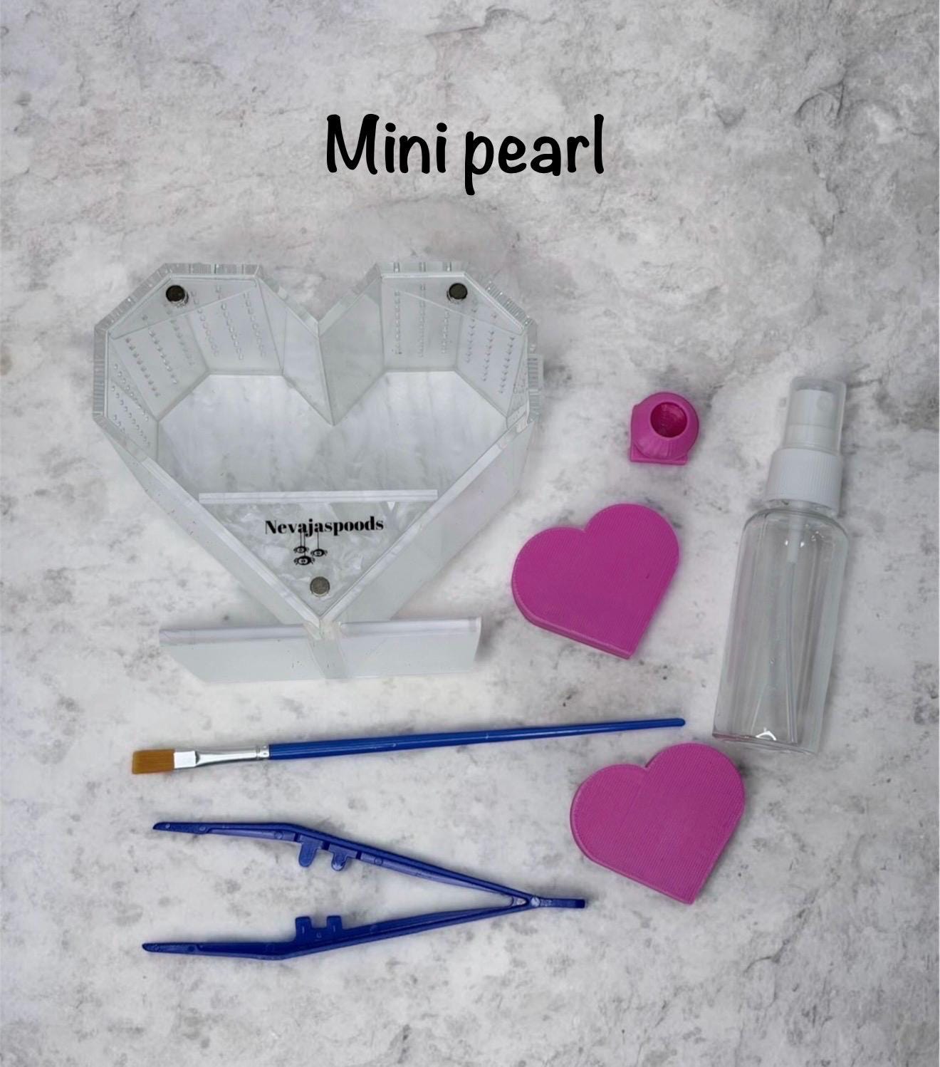 Heart Shaped Jumping Spider Enclosure | Starter Kit & Decor Bundle Included | Spider Habitat
