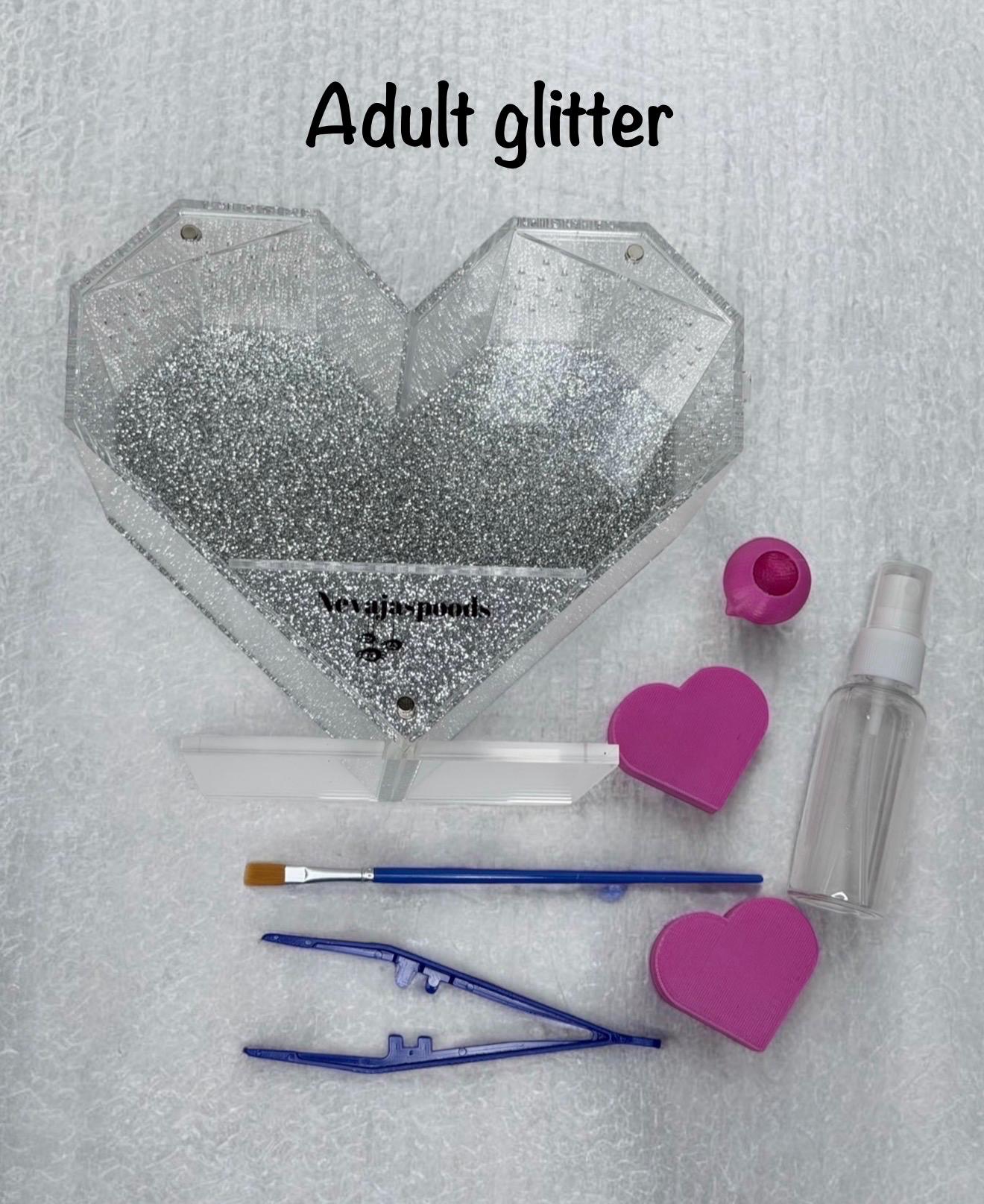 Heart Shaped Jumping Spider Enclosure | Starter Kit & Decor Bundle Included | Spider Habitat