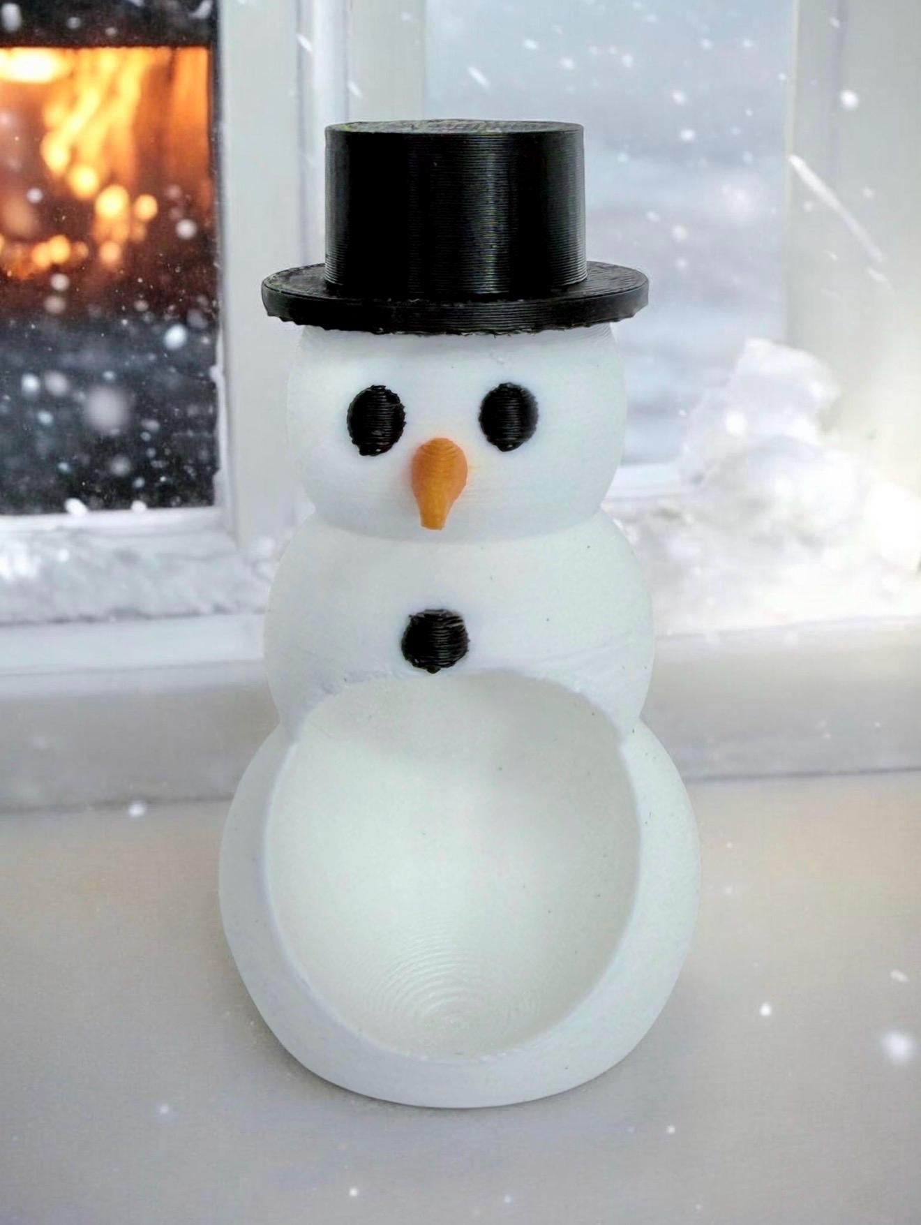 Snowman Hide | Jumping Spider Enclosure Decor