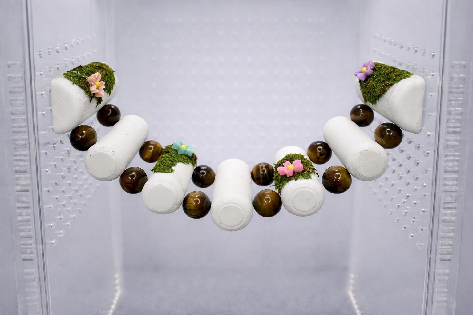 Jumping Spider Flower Bridge | Spider Enclosure Decor | Terrarium Accessory