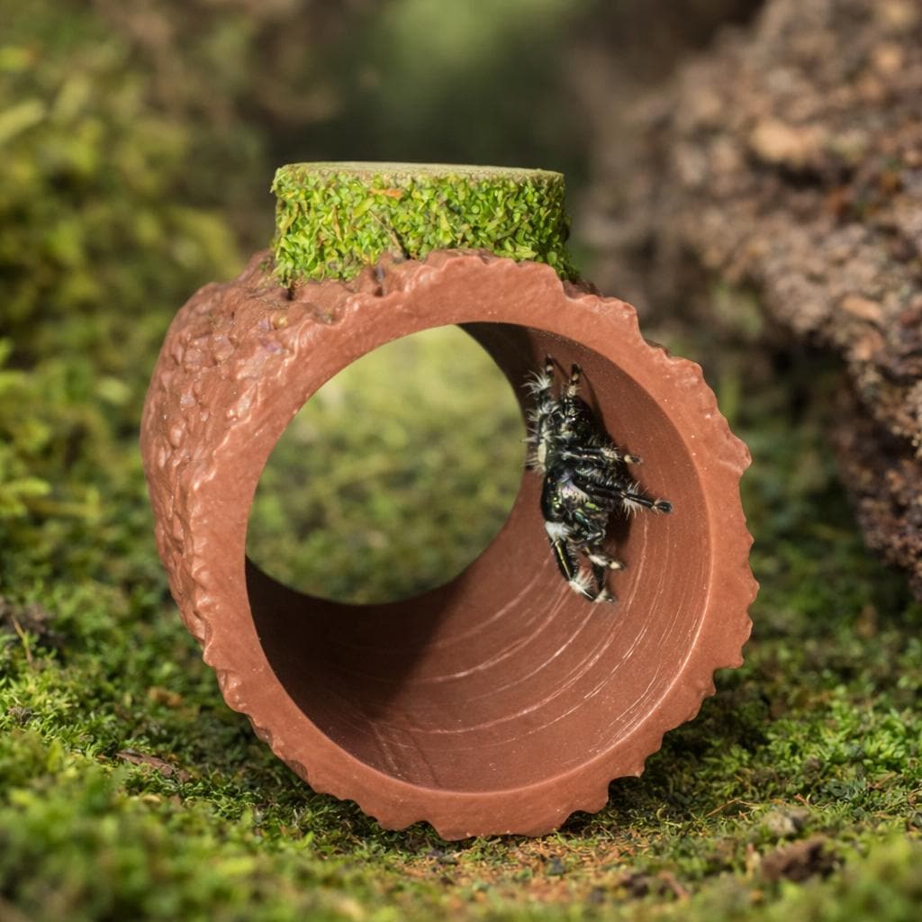 Log Hide | Jumping Spider Enclosure Decor