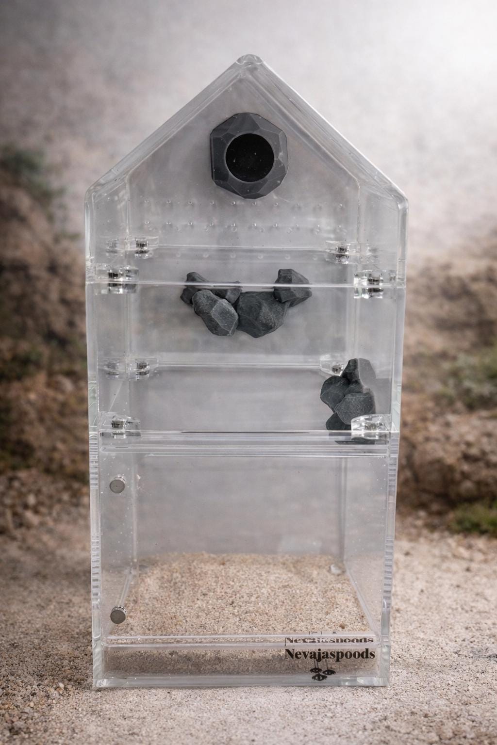 Rock Decor Set for Jumping Spider | Spider Hide & Ledges | Jumping Spider Enclosure Accessories