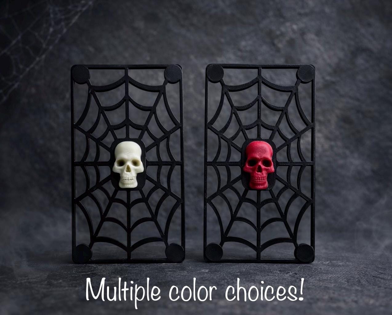 Skull Spider Web Climbing Wall | Jumping Spider Enclosure Decor