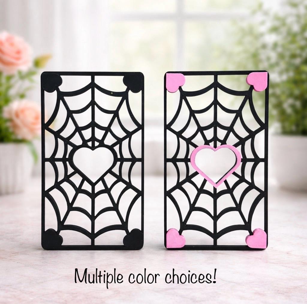 Heart Spider Web Climbing Wall | Jumping Spider Enclosure Decor