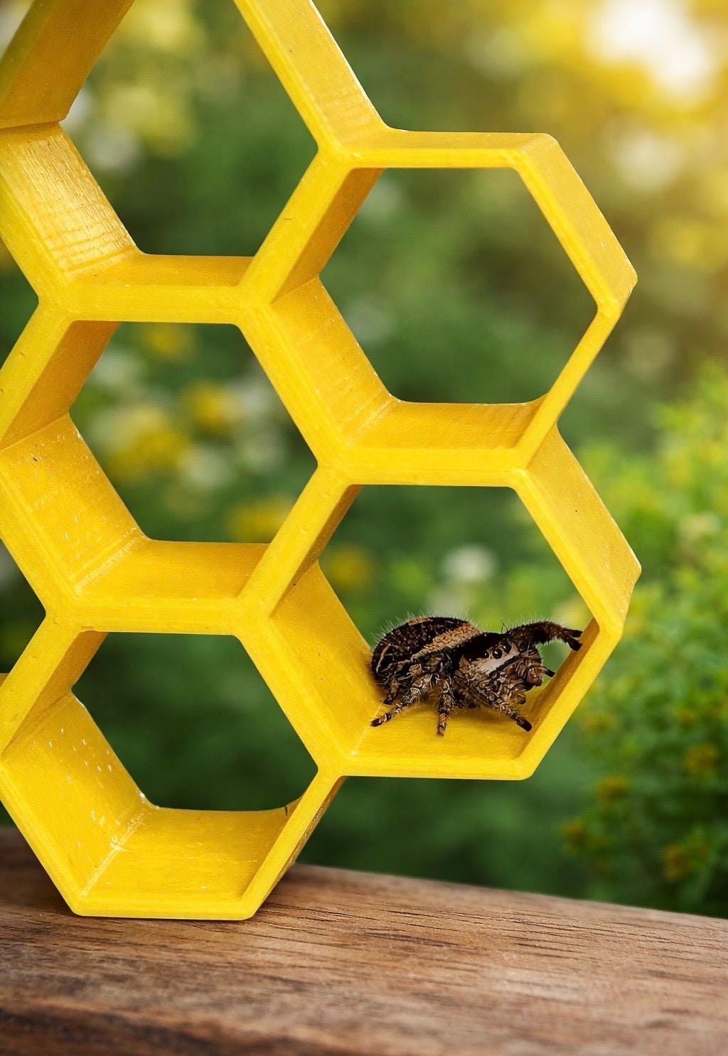 Honeycomb Jumping Spider Enclosure Decor
