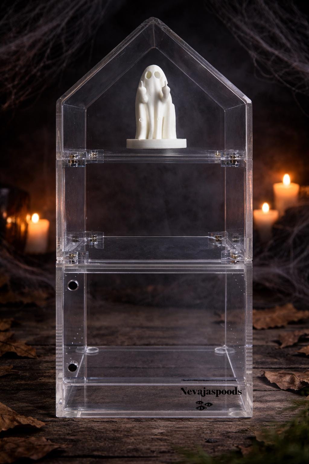 No Boo’s Given Hide | Jumping Spider Enclosure Decor