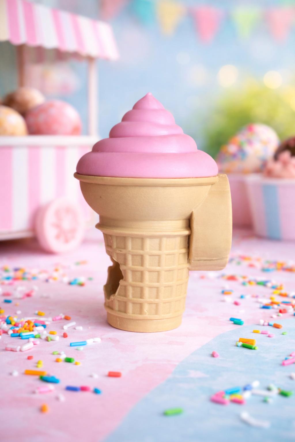 Ice Cream Cone Hide | Jumping Spider Enclosure Decor