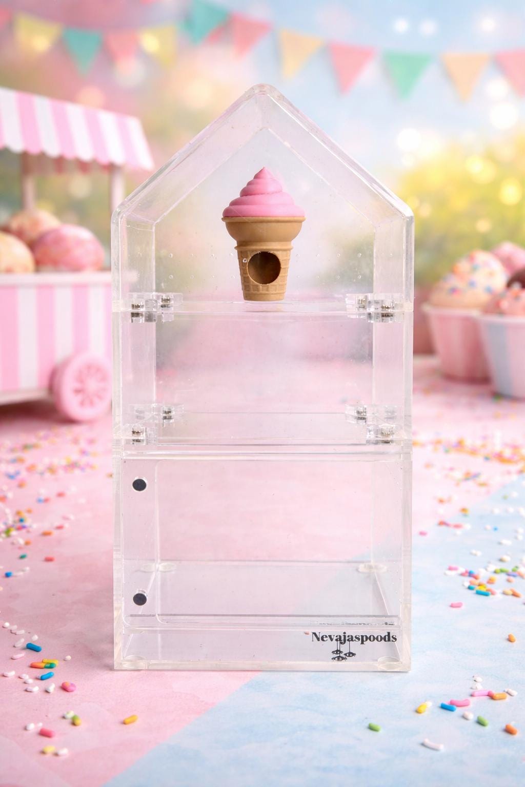 Ice Cream Cone Hide | Jumping Spider Enclosure Decor