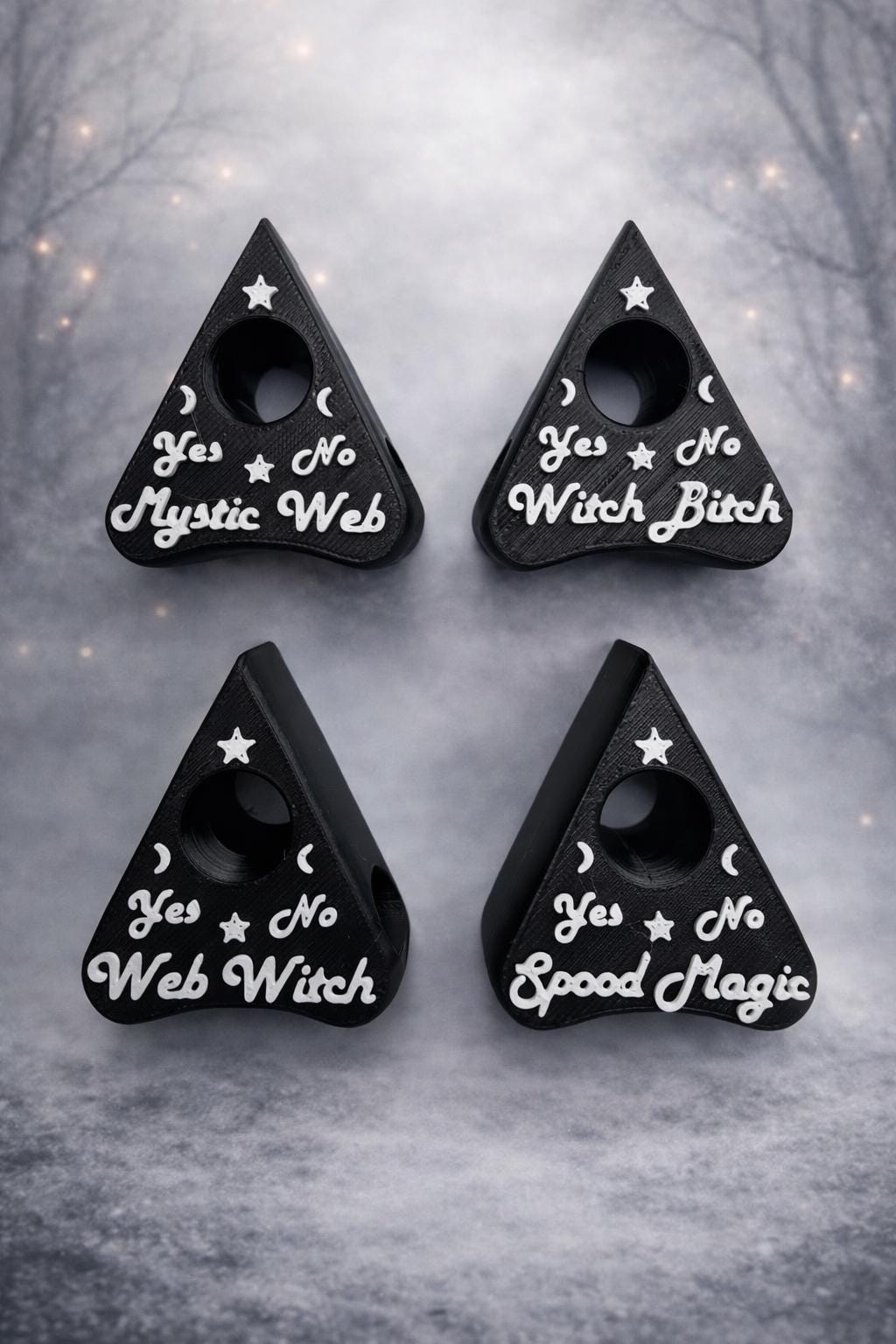 Ouija Planchette Hide| Jumping Spider Enclosure Decor
