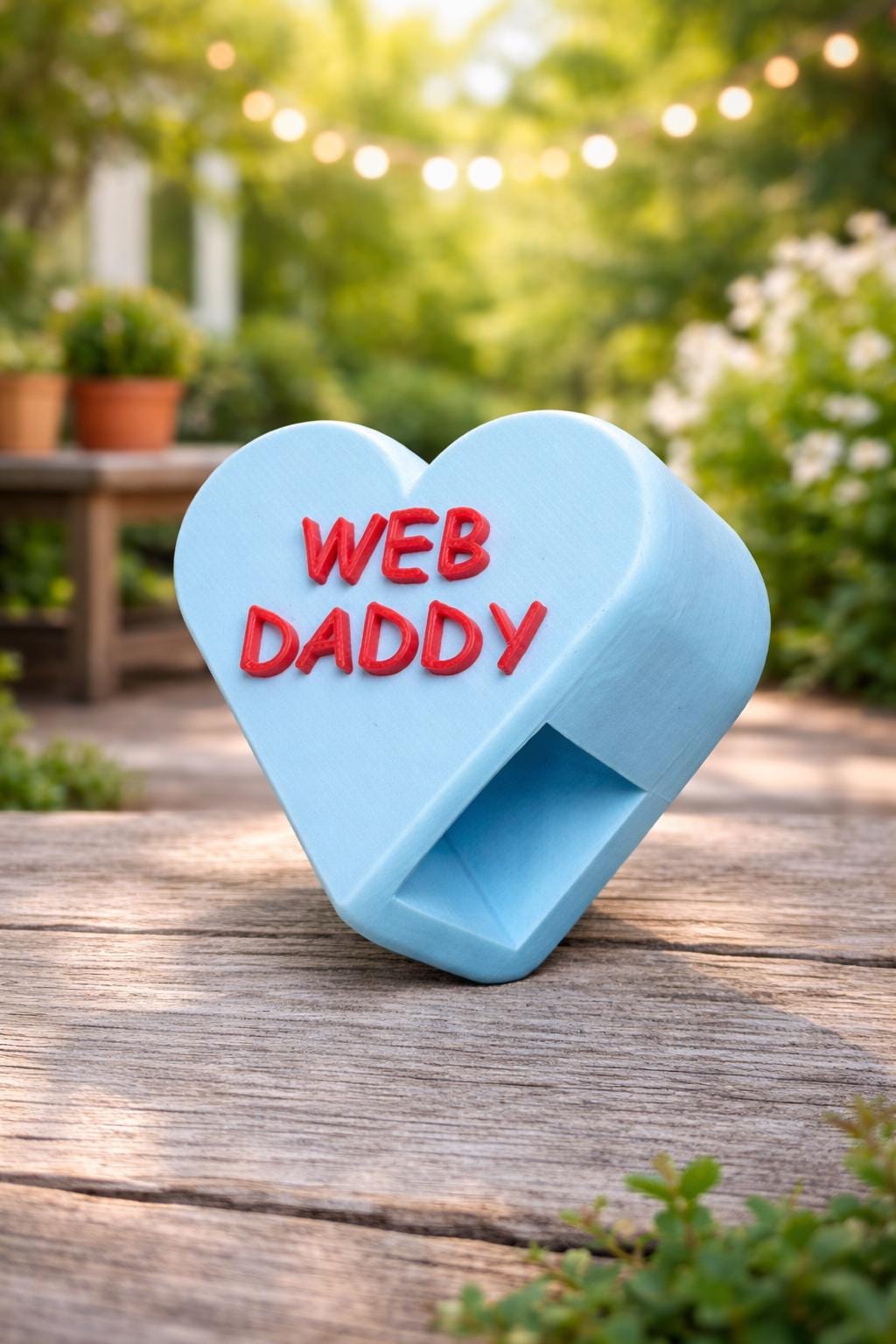 Conversation Heart Hide| Jumping Spider Enclosure Decor