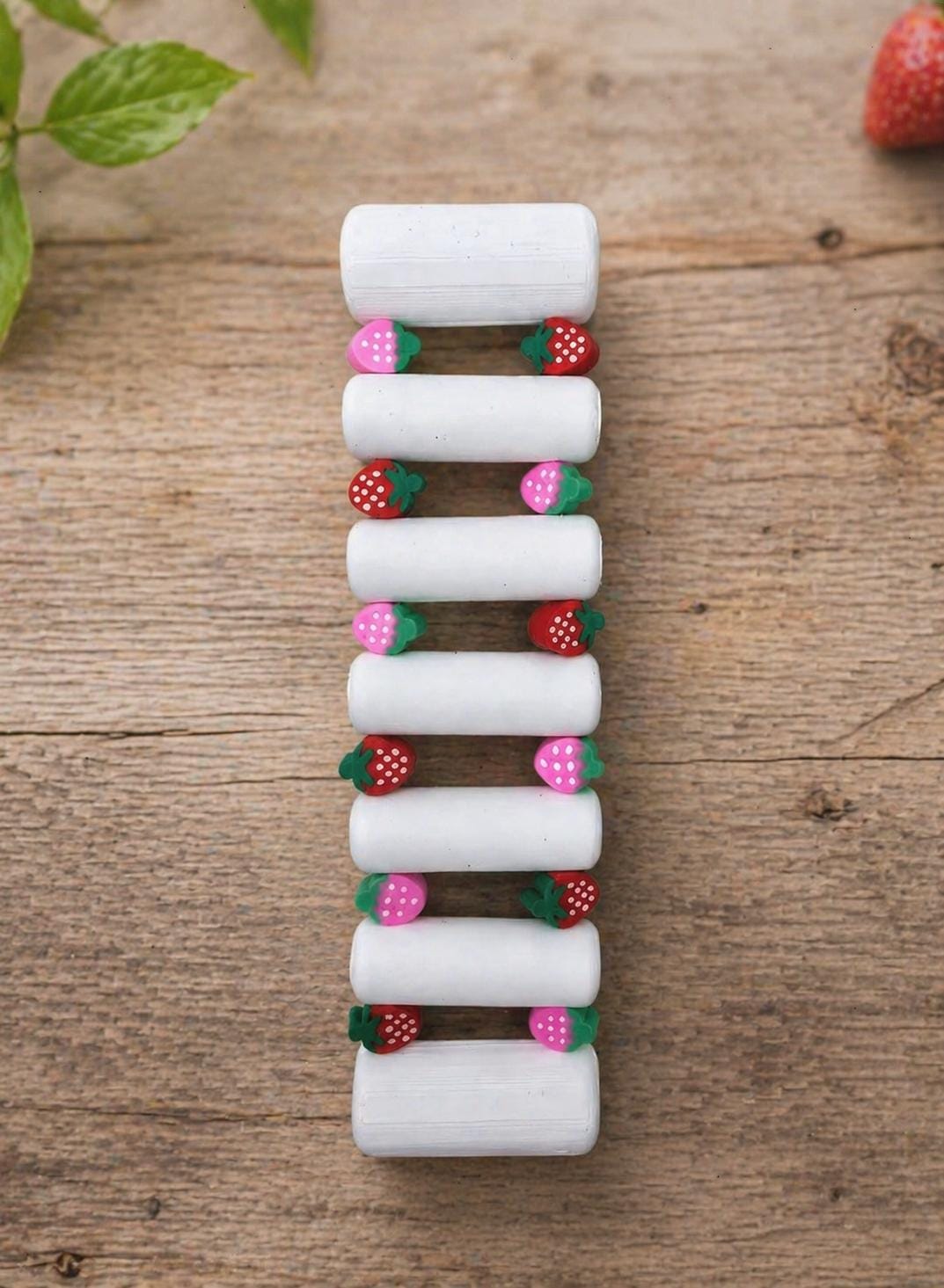 Jumping Spider Strawberry Bridge | Spider Enclosure Decor | Terrarium Accessory