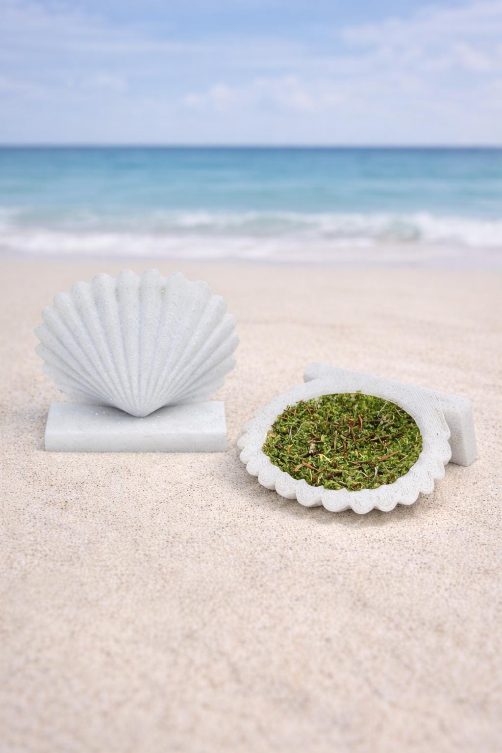 Seashell Decor Set for Jumping Spider | Spider Hide & Ledges | Jumping Spider Enclosure Accessories