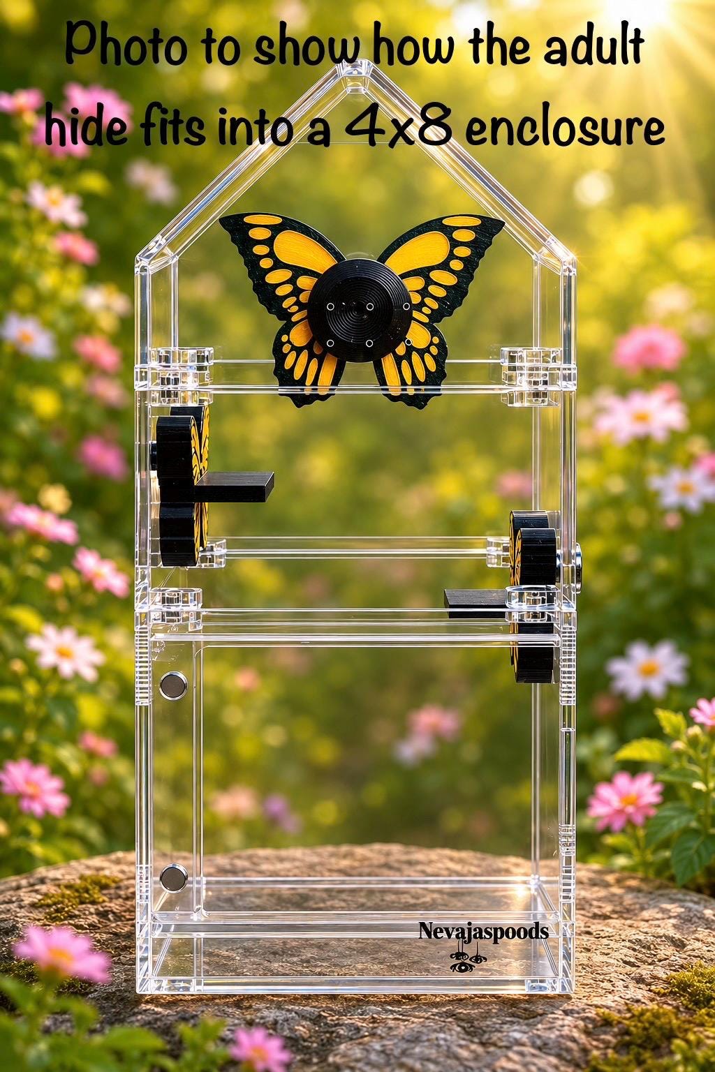 Butterfly Jumping Spider Hide | Jumping Spider Enclosure Decor