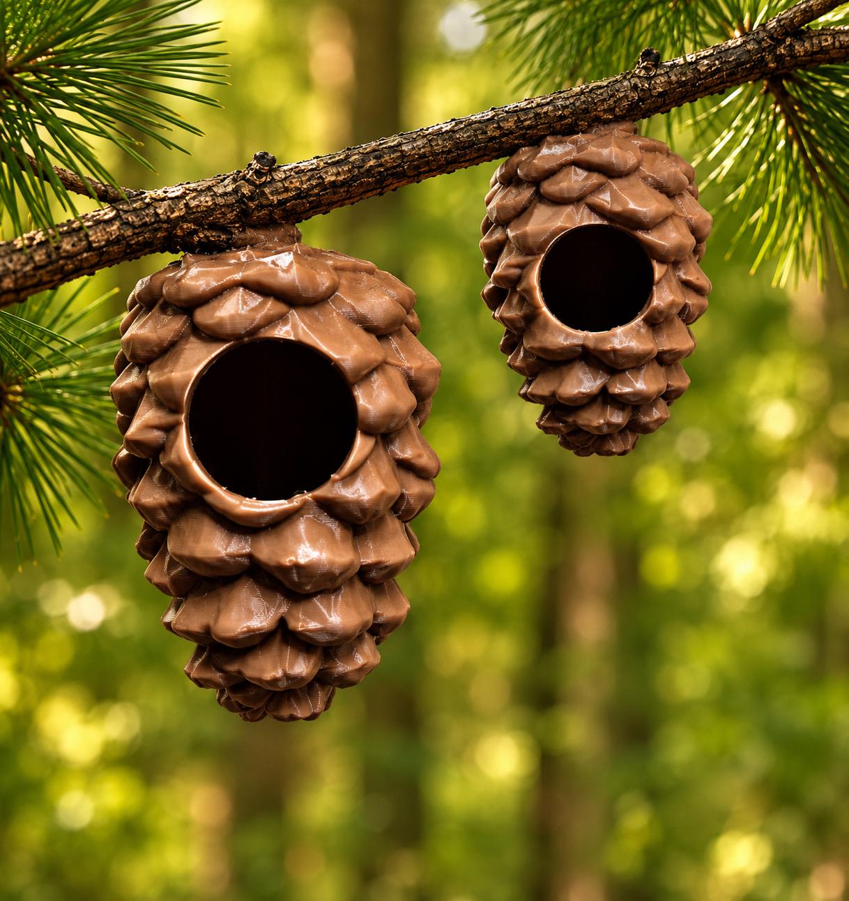 Pinecone Hide | Jumping Spider Enclosure Decor