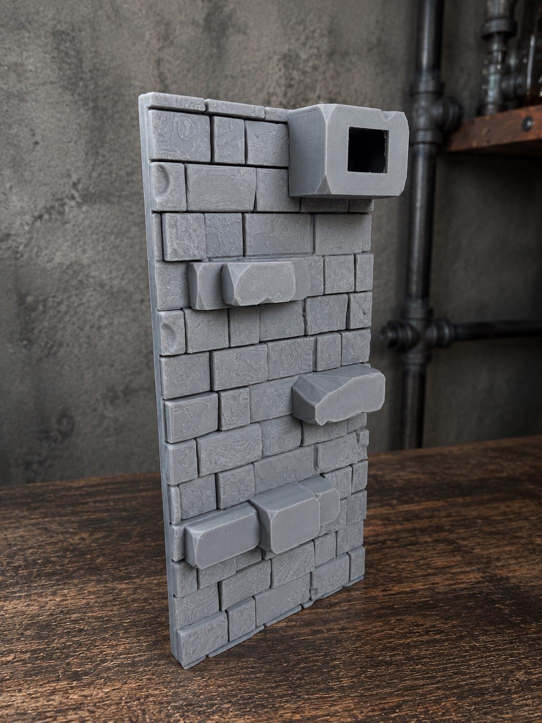Brick Climbing Wall | Jumping Spider Enclosure Decor