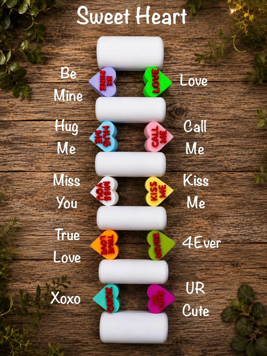 Jumping Spider Conversation Heart Bridge | Spider Enclosure Decor | Terrarium Accessory