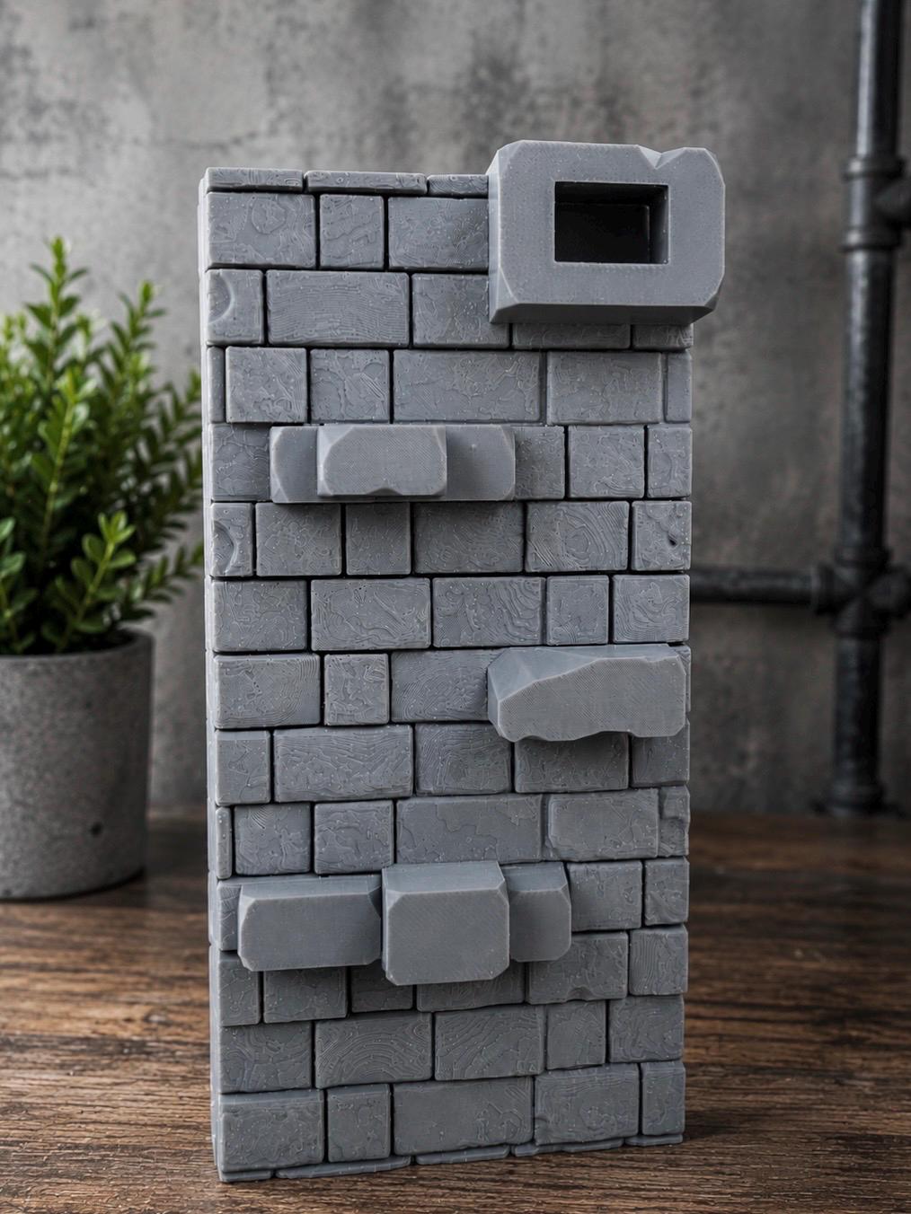 Brick Climbing Wall | Jumping Spider Enclosure Decor