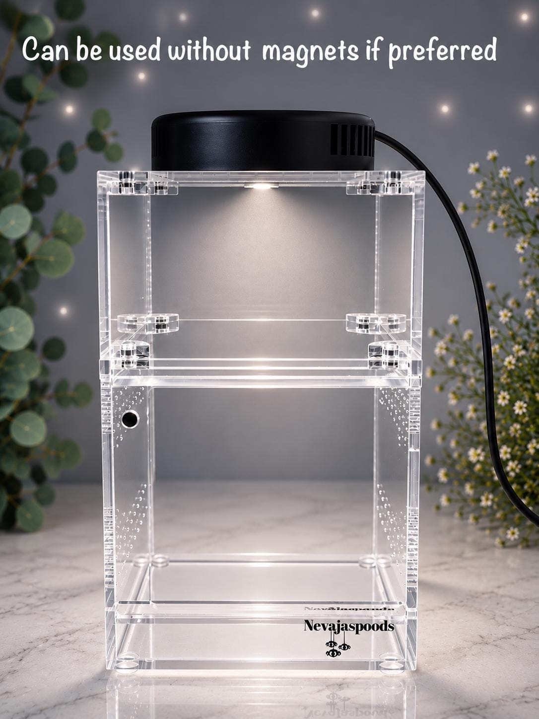 5V USB LED Dome Light for Jumping Spider Enclosure | Spider Terrarium Light | Spider Enclosure Essentials