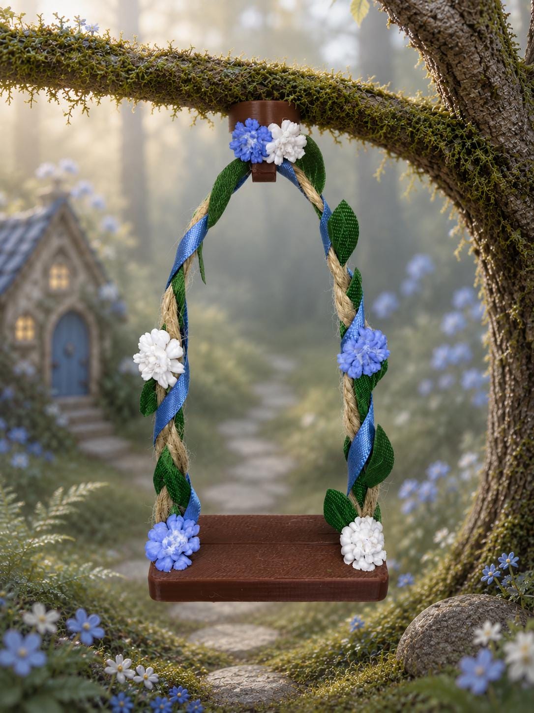 Jumping Spider Fairy Swing | Spider Enclosure Decor | Terrarium Accessory