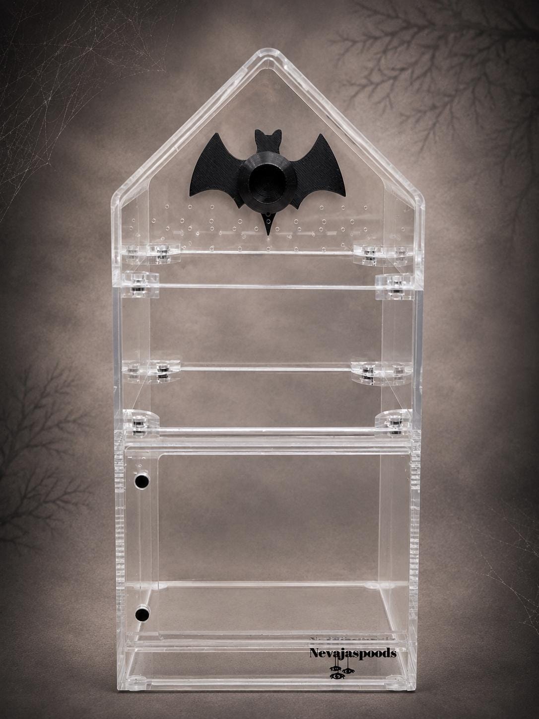 Batty Hide | Jumping Spider Enclosure Decor