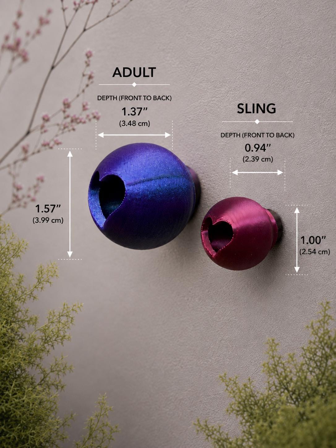 Heart Ball Hide | Jumping Spider Enclosure Decor