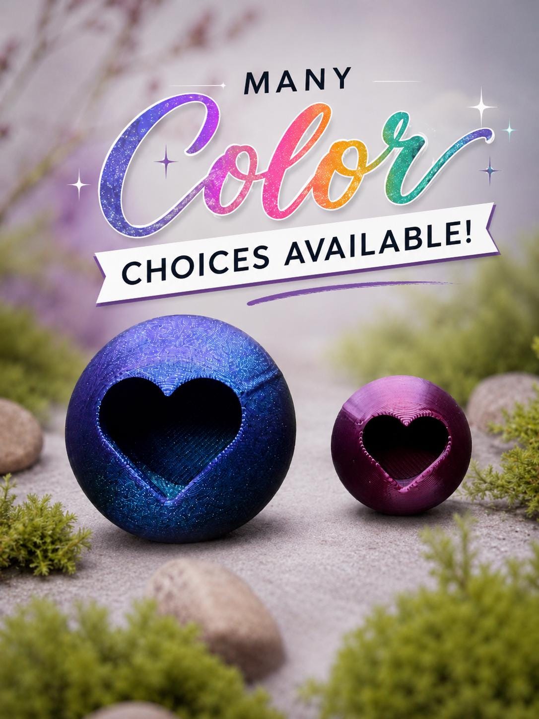 Heart Ball Hide | Jumping Spider Enclosure Decor