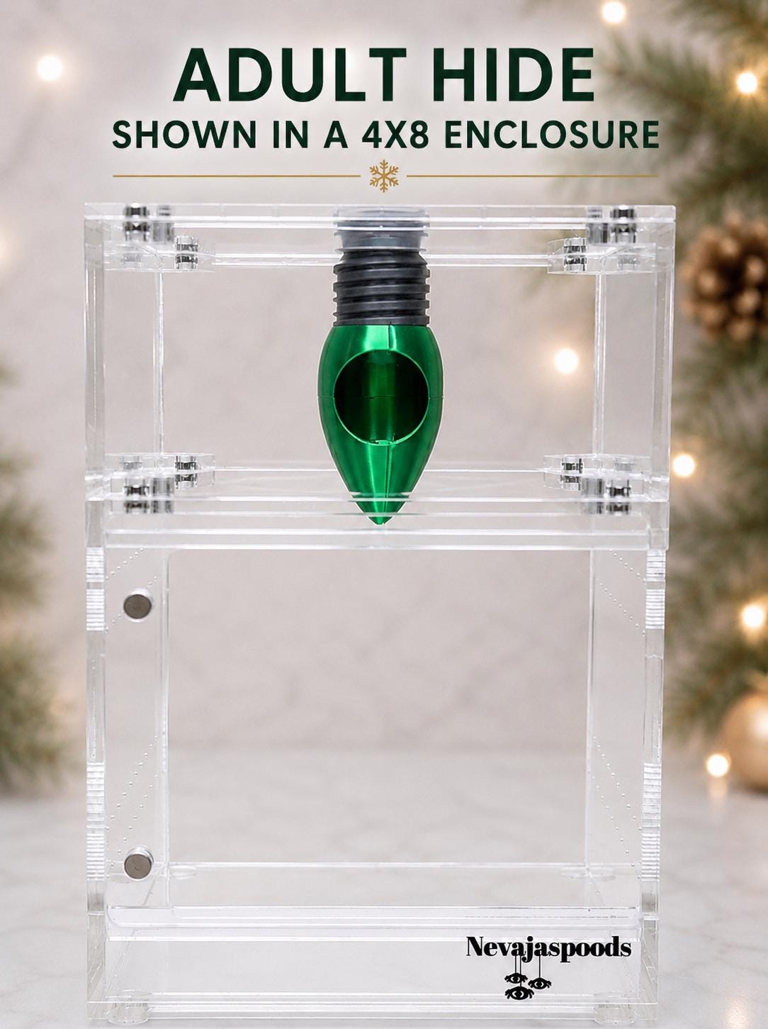 Christmas Light Hide | Jumping Spider Enclosure Decor